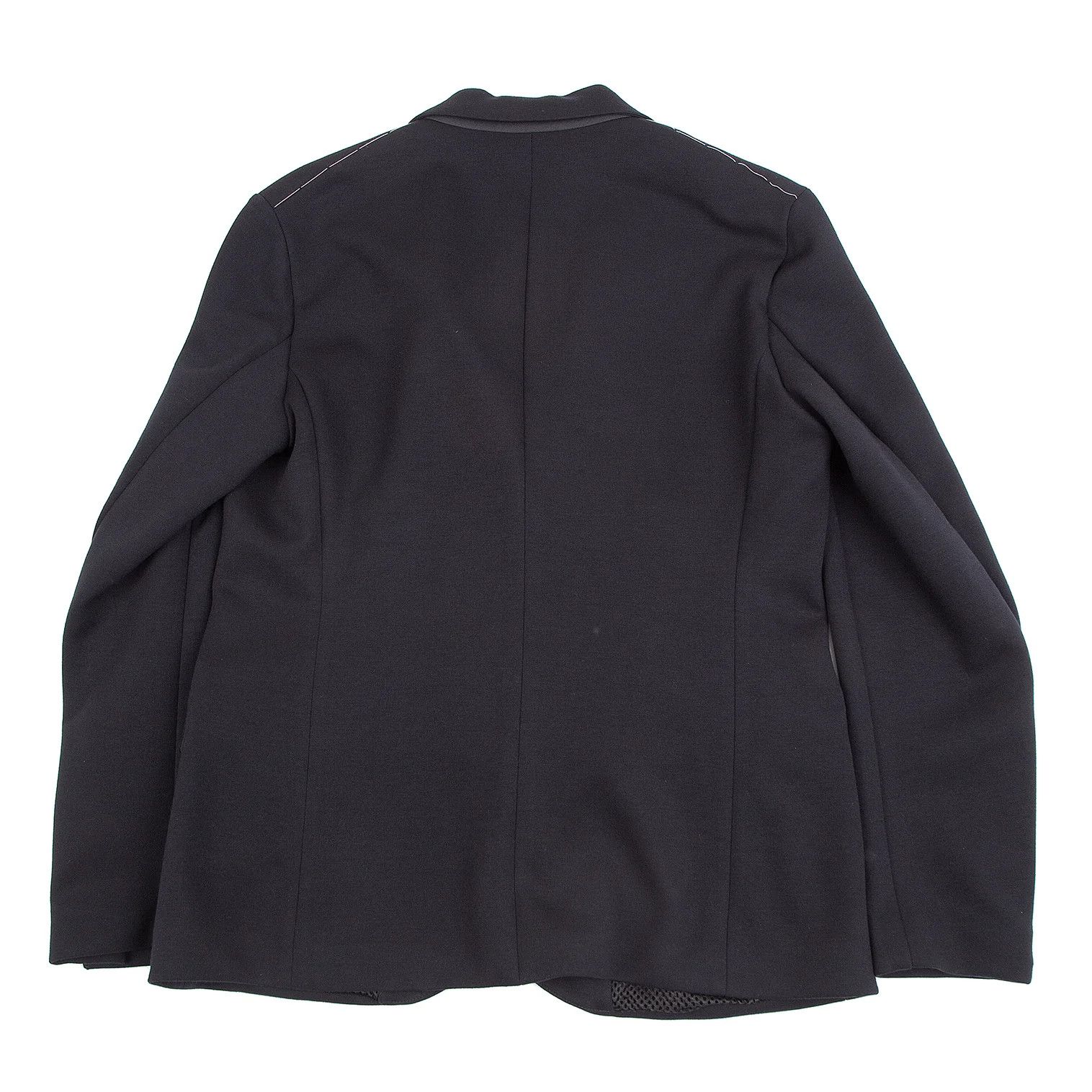 Emporio Armani Stretch Mesh Back Jacket in Dark Navy, Size 54 Size US L / EU 52-54 / 3 - 13 Thumbnail
