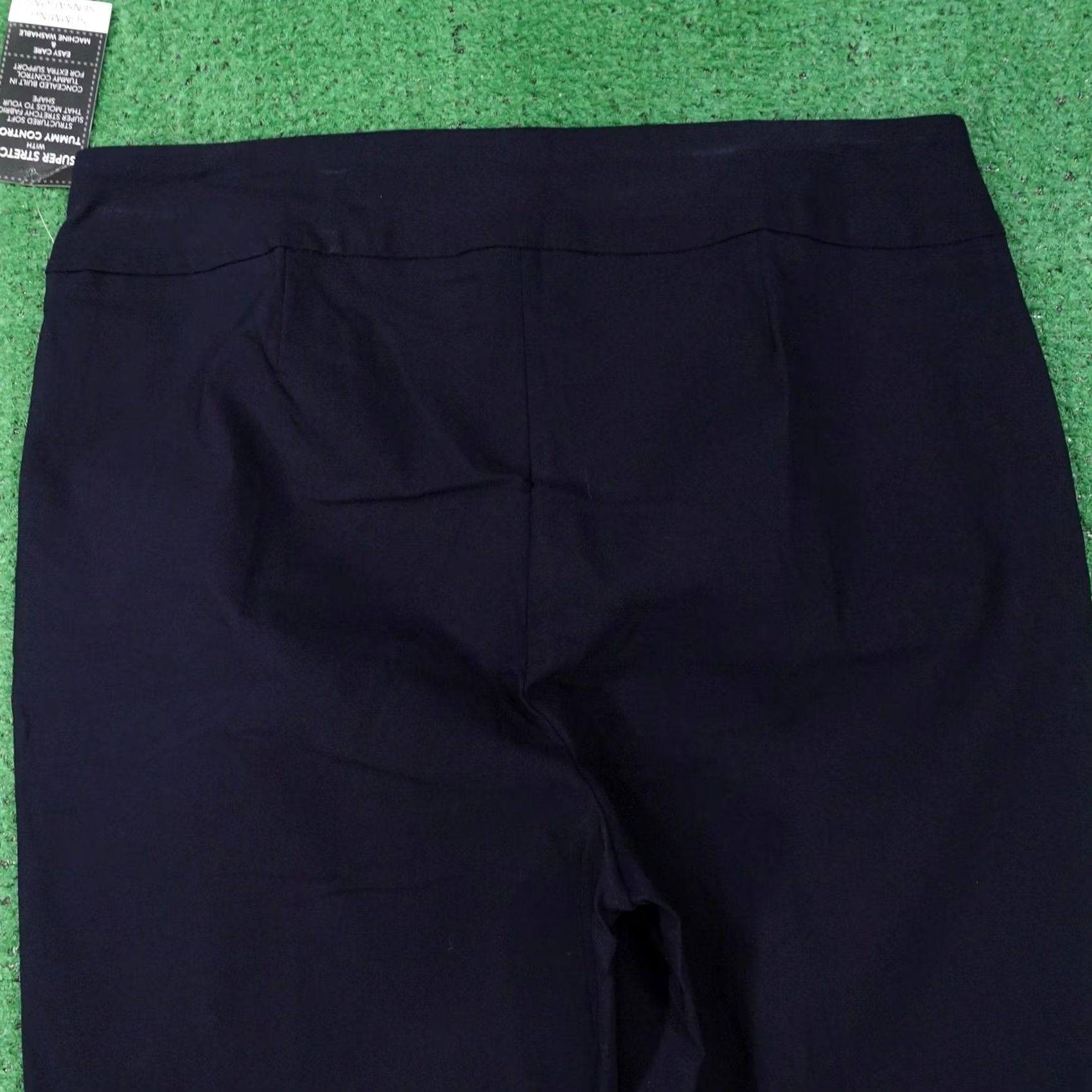 Vintage Roz & Ali Plus Women Pants Navy Blue Ponte Style Size 36" / US 14 / IT 50 - 6 Thumbnail