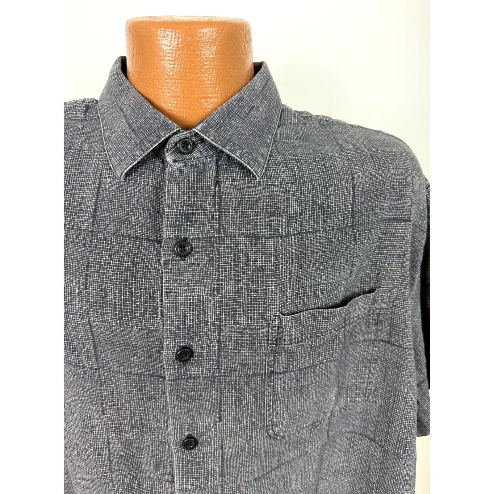 Nat Nast Nat Nast Shirt Men XL Travel Resort Outdoors Silk Cotton Check Patchwork Print Shirt Size US XL / EU 56 / 4 - 3 Thumbnail