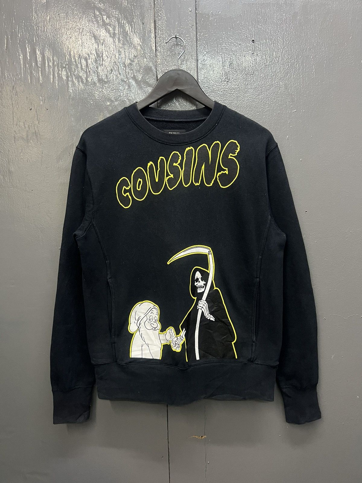 Vintage 3Sixteen Cousin Halloween Sweatshirt Size US S / EU 44-46 / 1 - 1 Thumbnail