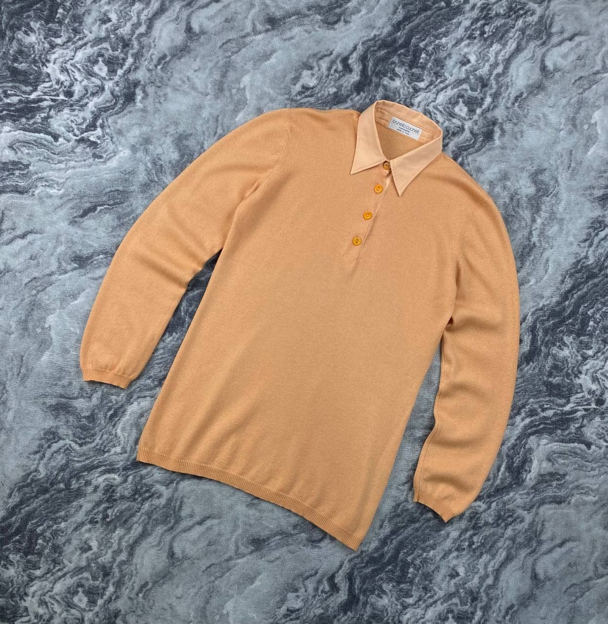 Brunello Cucinelli Brunello Cucinelli Cashmere Knit Polo Long Sleeve Sweater Size US M / EU 48-50 / 2 - 1 Thumbnail