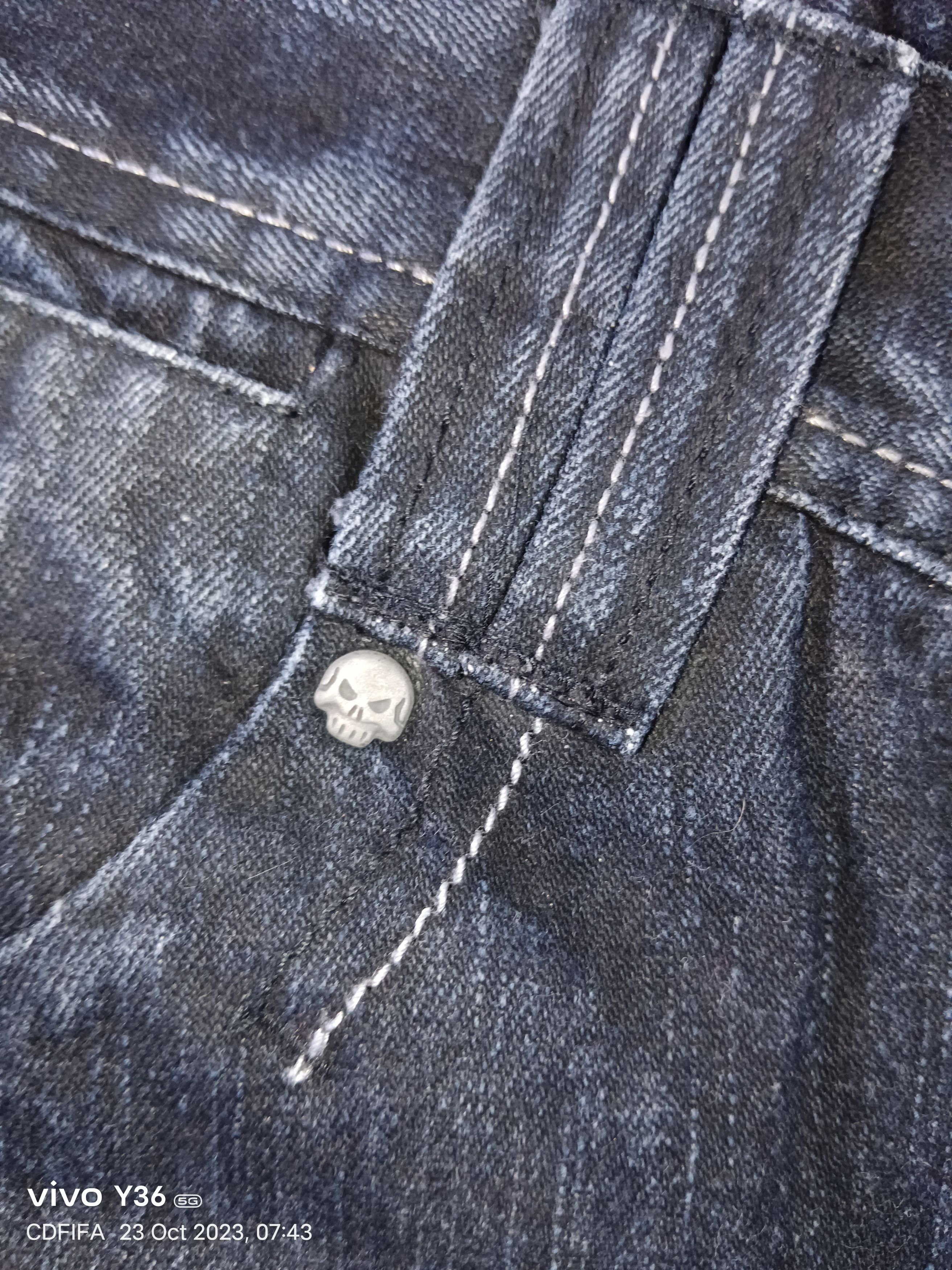 LOWBOX Rare💥 Lowbox Seditionaries Thunder Whiskers Jeans Size US 31 - 7 Thumbnail