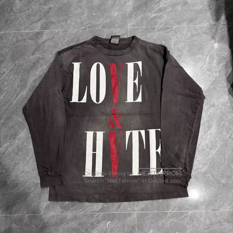 Saint Michael Saint Michael Co-branded black and red washed old long sl Size US M / EU 48-50 / 2 - 1 Thumbnail