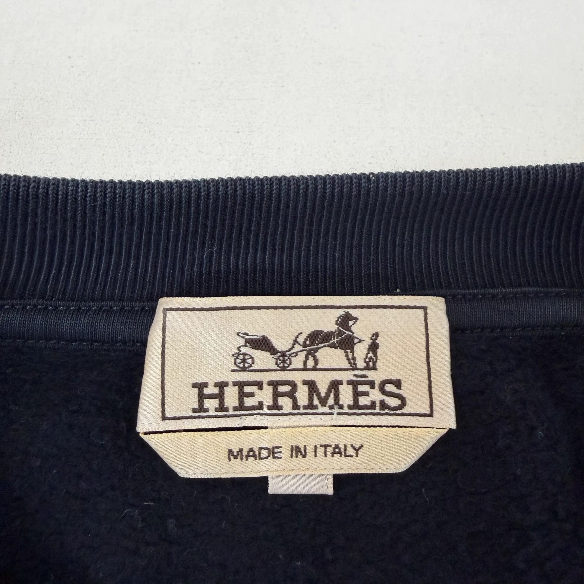 Hermes HERMES Printed Crewneck Sweatshirt XL 3101 Size XL / US 12-14 / IT 48-50 - 7 Thumbnail