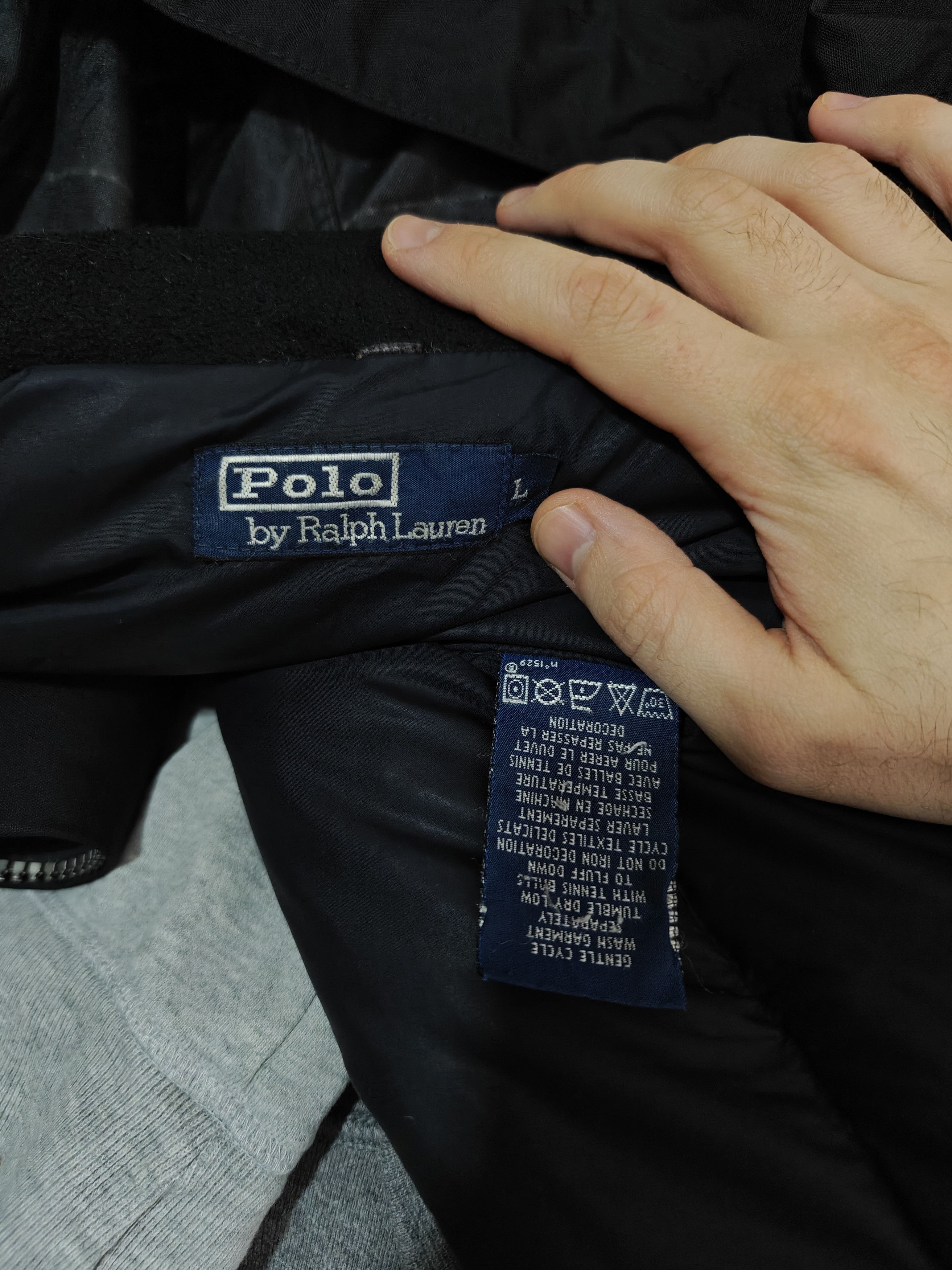 Polo Ralph Lauren Polo Ralph Lauren VTG Puffer Jacket Hooded Black size L Size US L / EU 52-54 / 3 - 10 Thumbnail