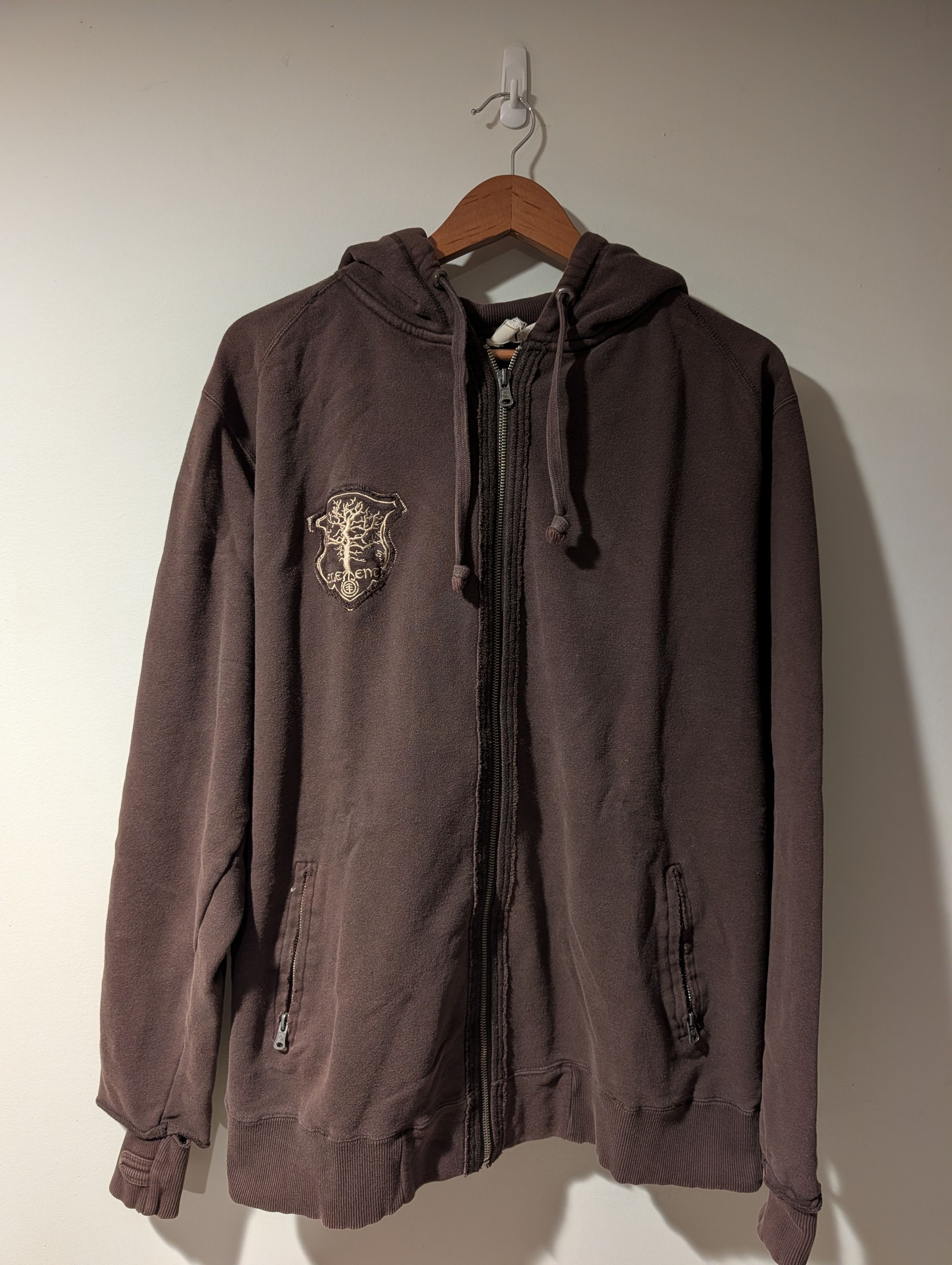 Element Vintage Element Skateboards Big Logo Graphic Zip Up Hoodie Size US L / EU 52-54 / 3 - 4 Thumbnail
