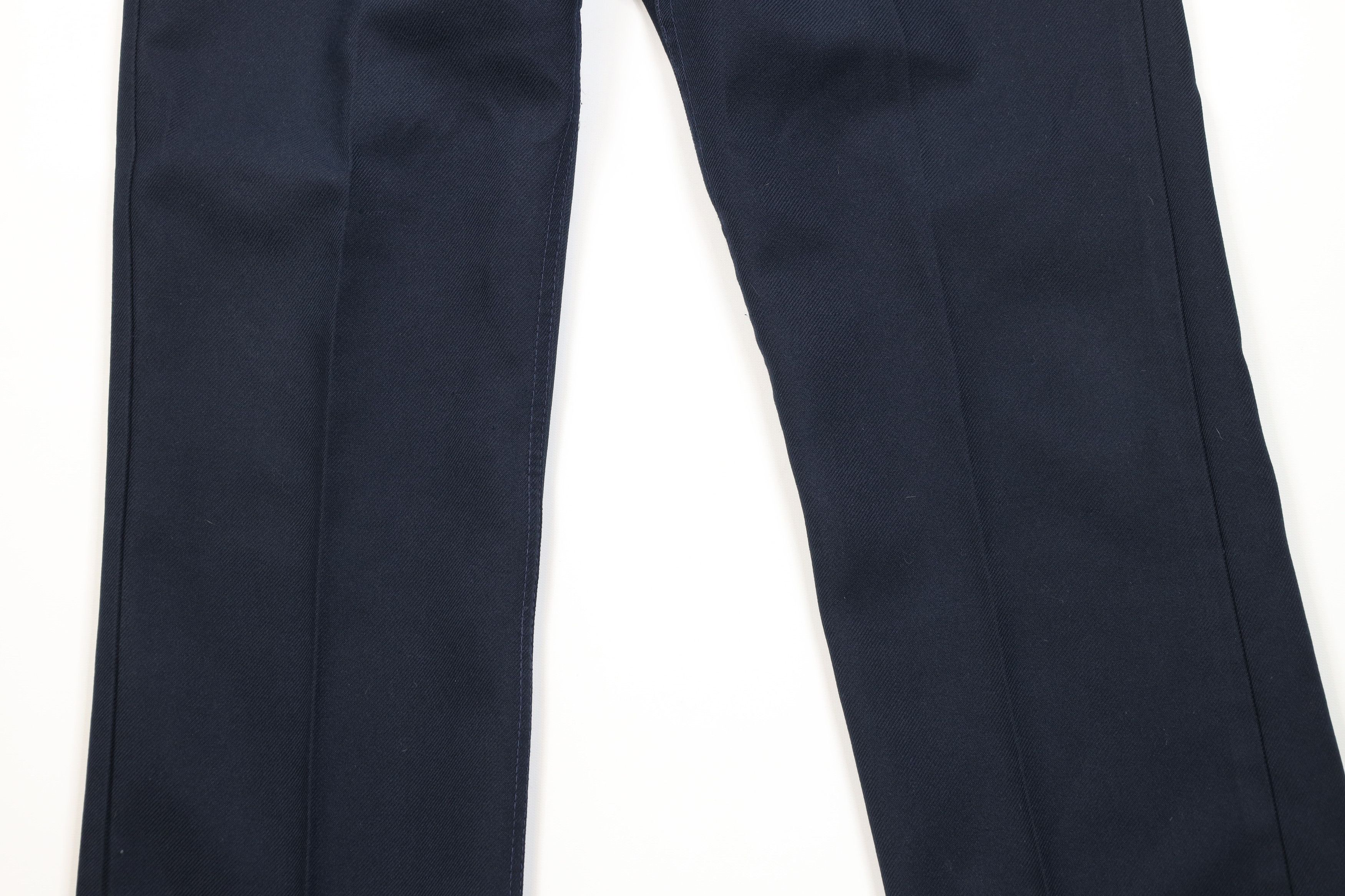 Wrangler Vintage 70s Wrangler Wide Leg Knit Chino Pants Blue USA Size US 40 / EU 56 - 3 Thumbnail