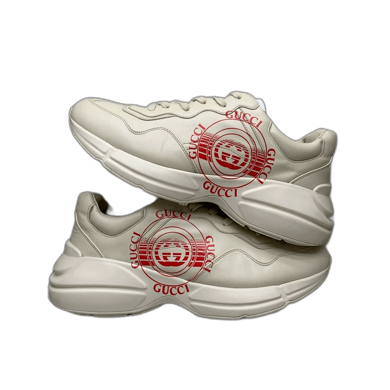 Gucci Gucci red logo dad sneakers Size US 13 / EU 46 - 1 Thumbnail