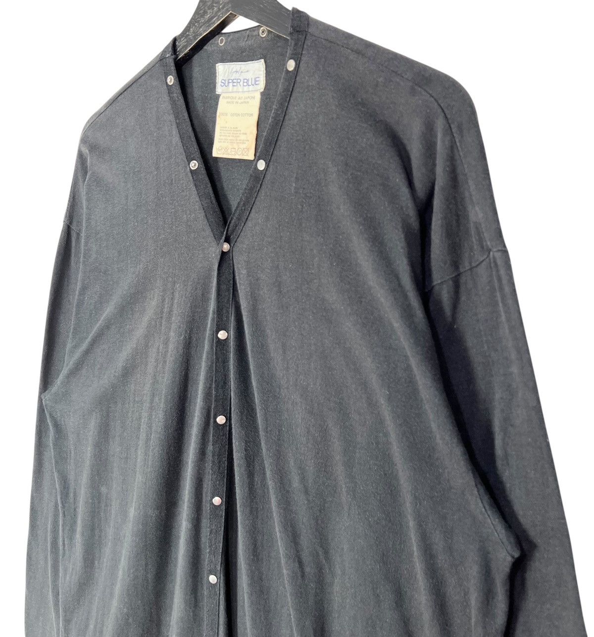 Yohji Yamamoto Vintage 80s Yohji Yamamoto Super Blue Dress Size L / US 10 / IT 46 - 8 Thumbnail