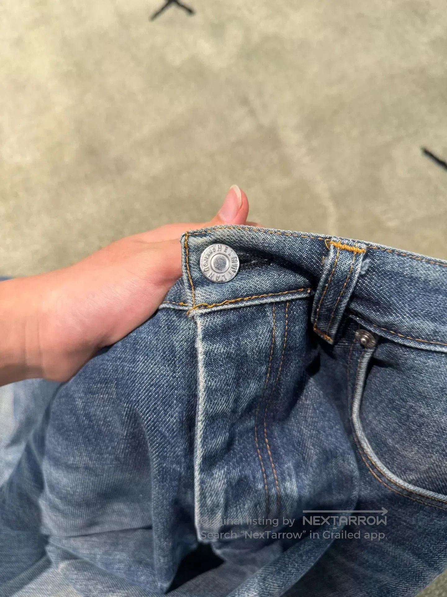 Helmut Lang Helmut Lang Washed Denim Pants. Size US 39 - 5 Thumbnail