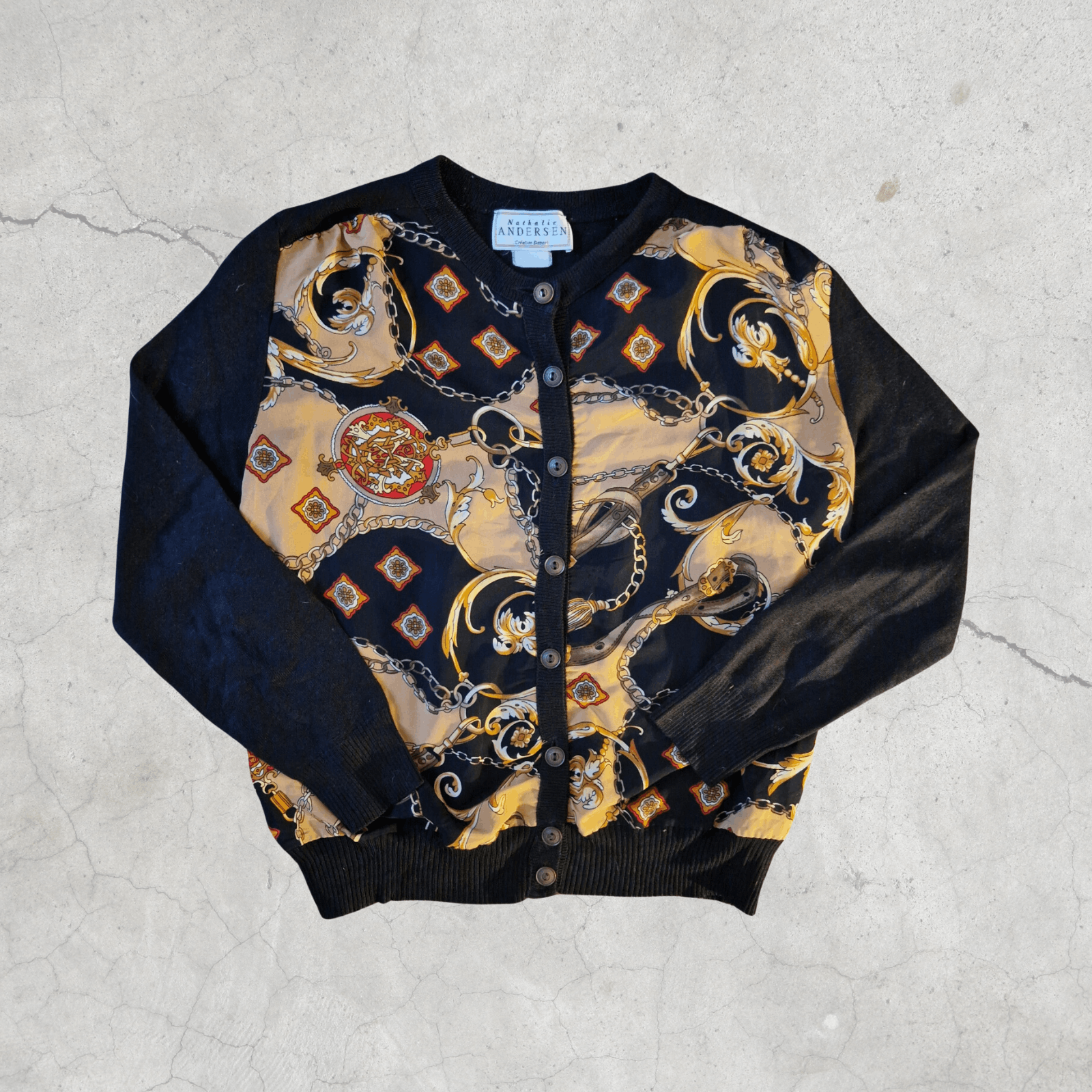 Retrofit × Vintage NATALIE ANDERSEN VINTAGE Long Sleeve Cardigan Size M / US 6-8 / IT 42-44 - 2 Thumbnail