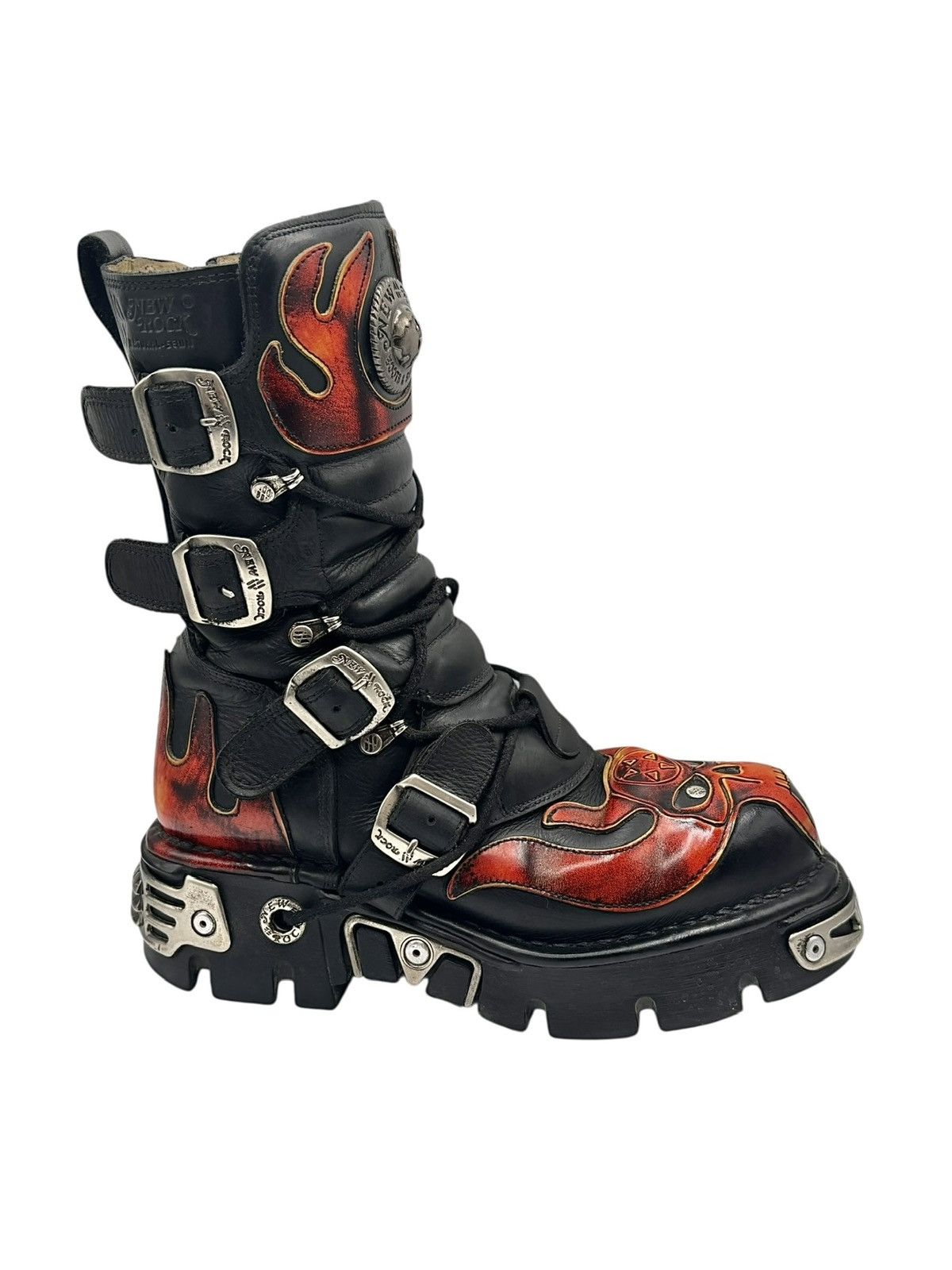 New Rock Vintage New Rock flame reactor boots Size 41 Size US 11 / IT 41 - 4 Thumbnail