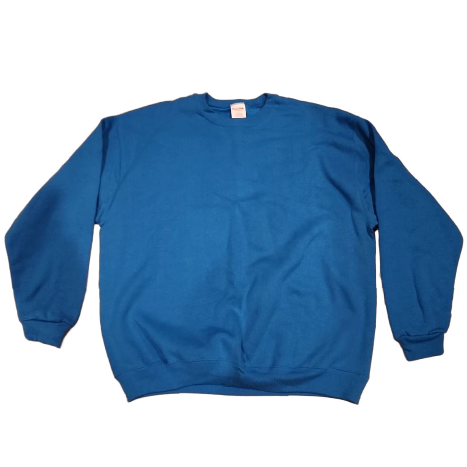 Vintage VINTAGE Cheetah Crew Neck Sweatshirt Adult 2XL Aqua 90s Heavyweight Pullover USA Made Mens Size US XXL / EU 58 / 5 - 1 Thumbnail