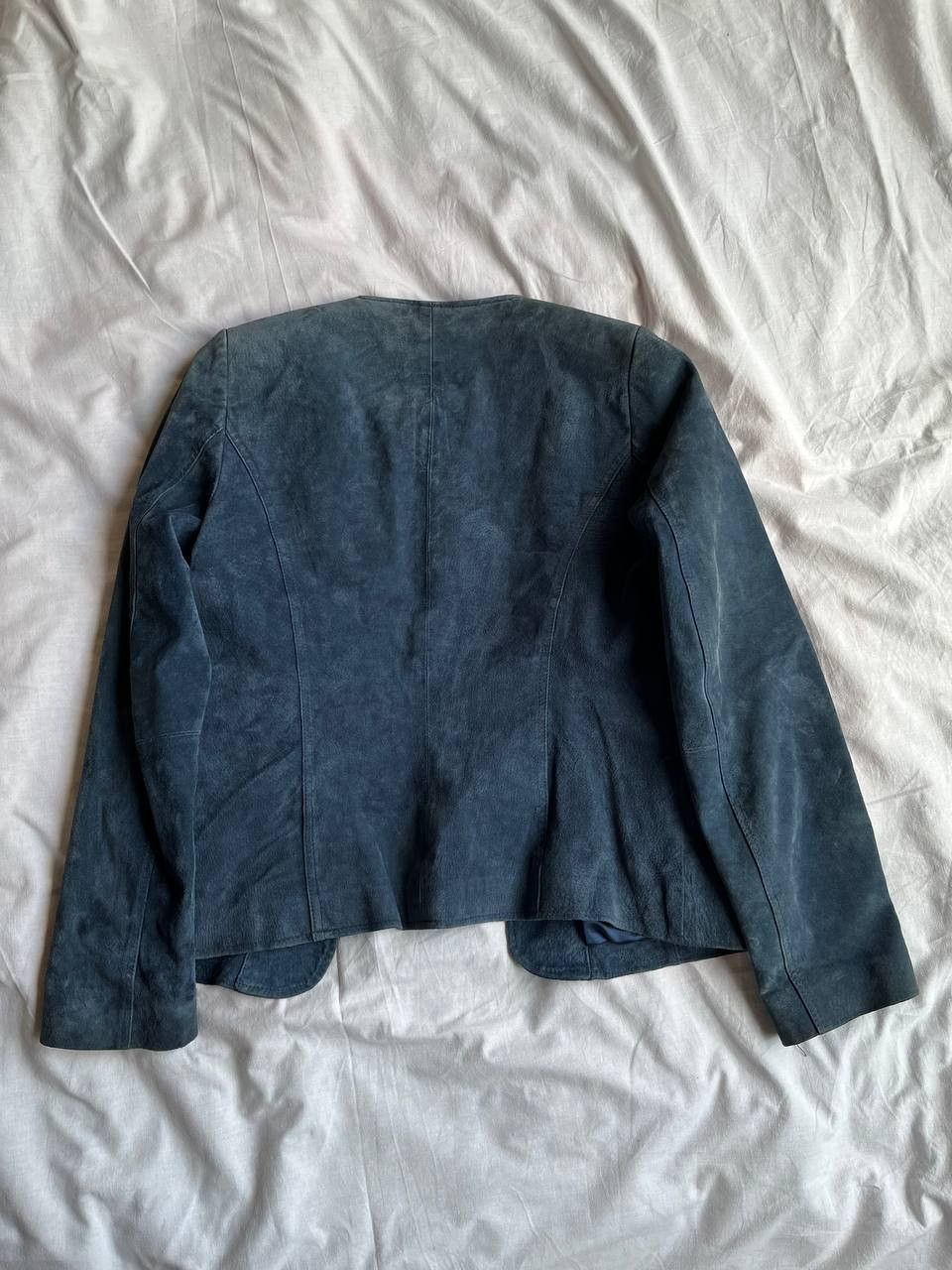 Other × Vintage Departure vintage dark blue distressed nubuck jacket Size XS / US 0-2 / IT 36-38 - 6 Thumbnail