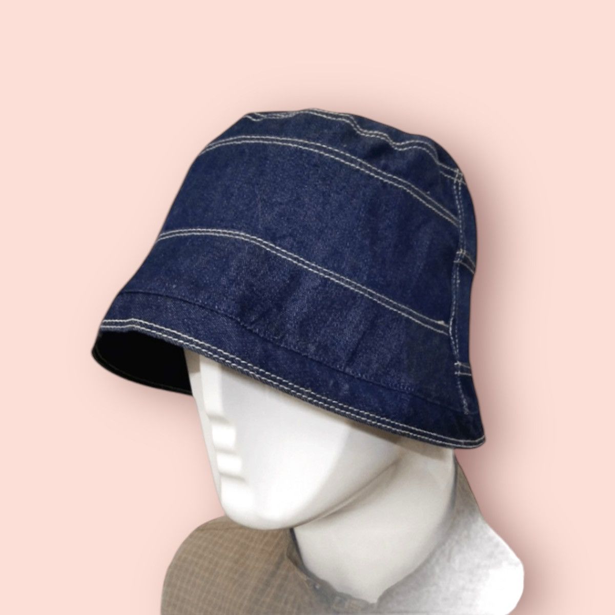 Japanese Brand × Vintage RARE VINTAGE JAPAN DENIM BUCKET HAT Size ONE SIZE - 7 Thumbnail