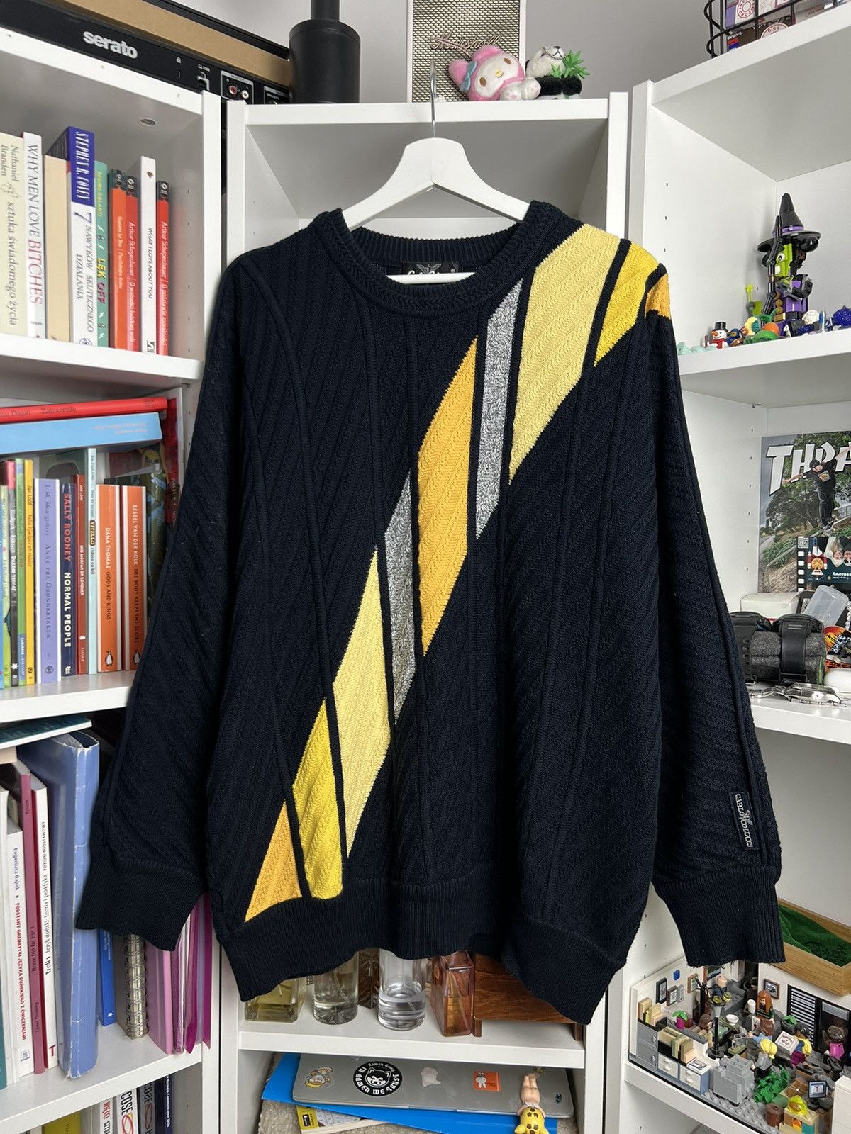 Carlo Colucci × Vintage Vintage 90s Carlo Colucci knitted sweater XL designer y2k Size US XL / EU 56 / 4 - 1 Thumbnail