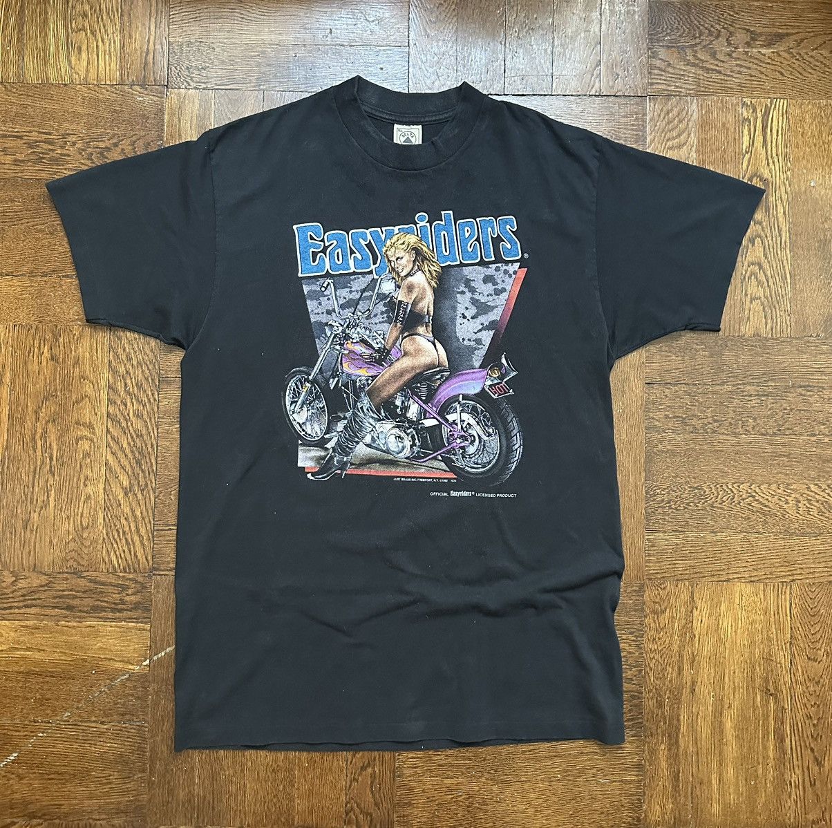 Vintage 1992 Easy Riders Just Brass 2024 American Chopper Biker T-Shirt