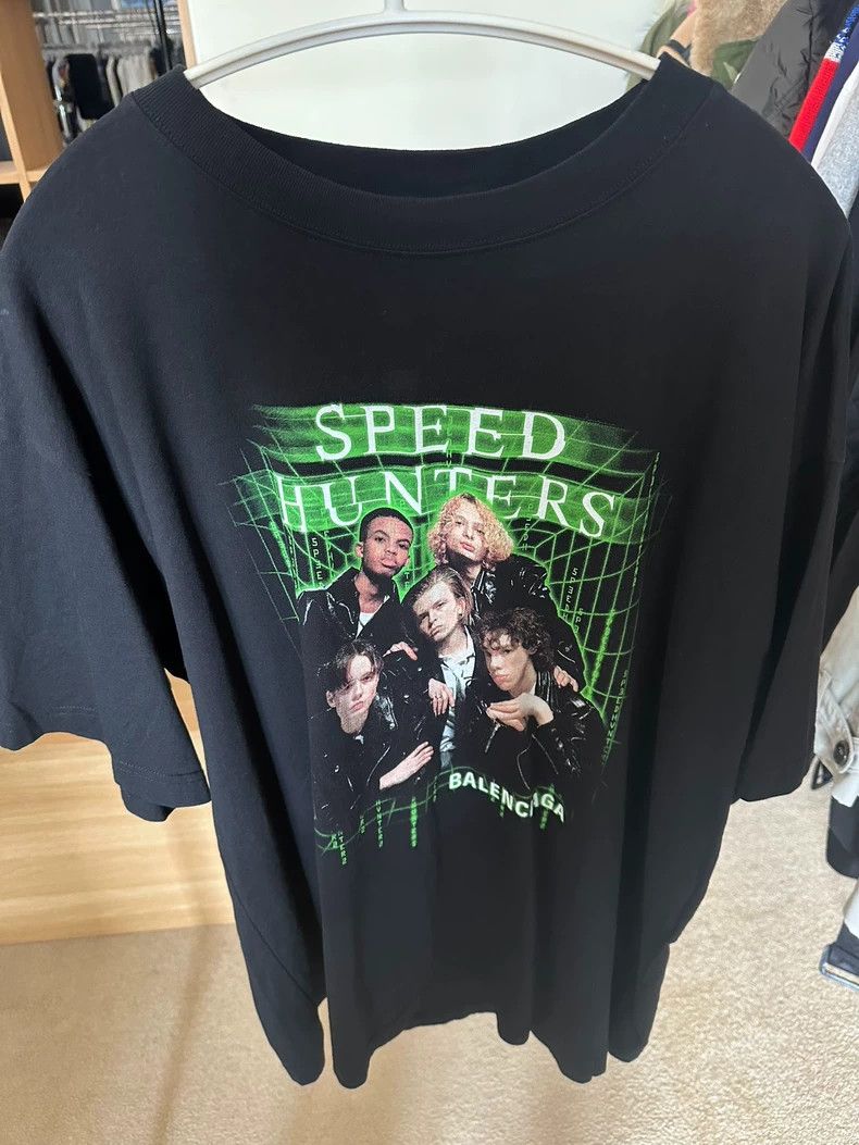 Balenciaga Balenciaga Speed Portrait Logo Tee Size US M / EU 48-50 / 2 - 1 Thumbnail