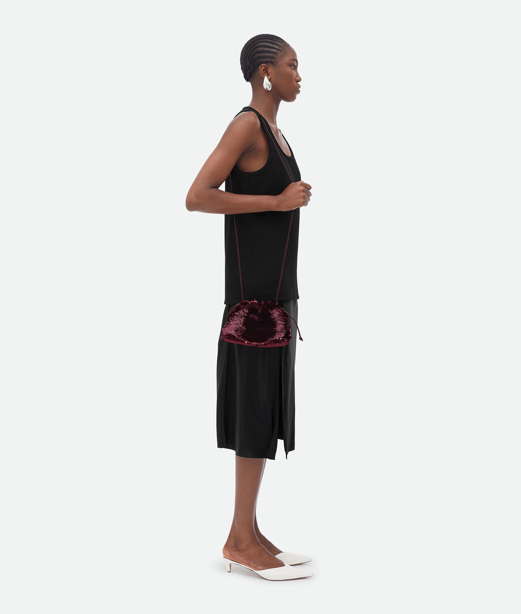 Bottega Veneta o1n1vont1124 Size: OS / Mini Pouch in Dark Barolo Size ONE SIZE - 3 Thumbnail