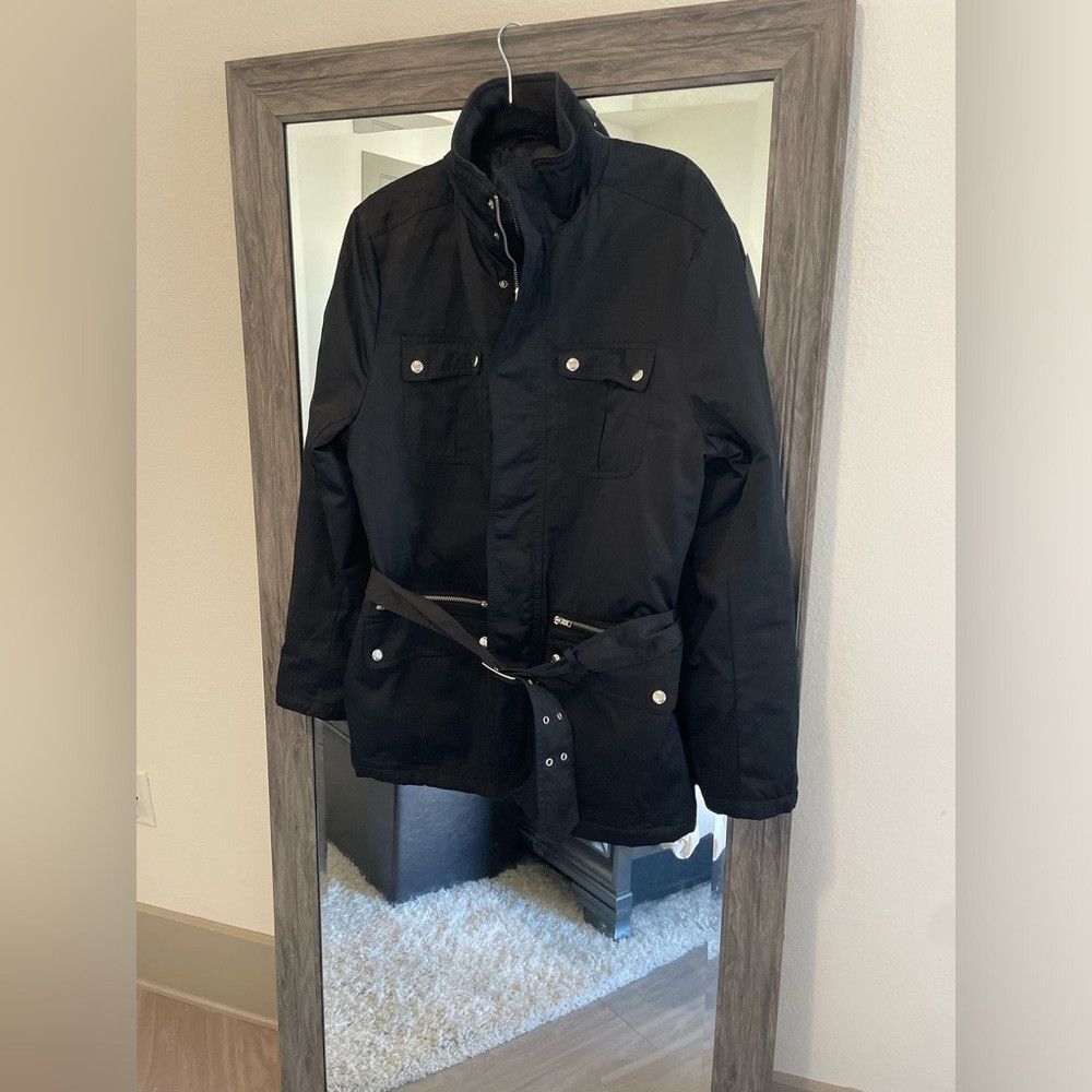 H&M H&M black heavy duty parka jacket Size XXL / US 16-18 / IT 52-54 - 1 Thumbnail
