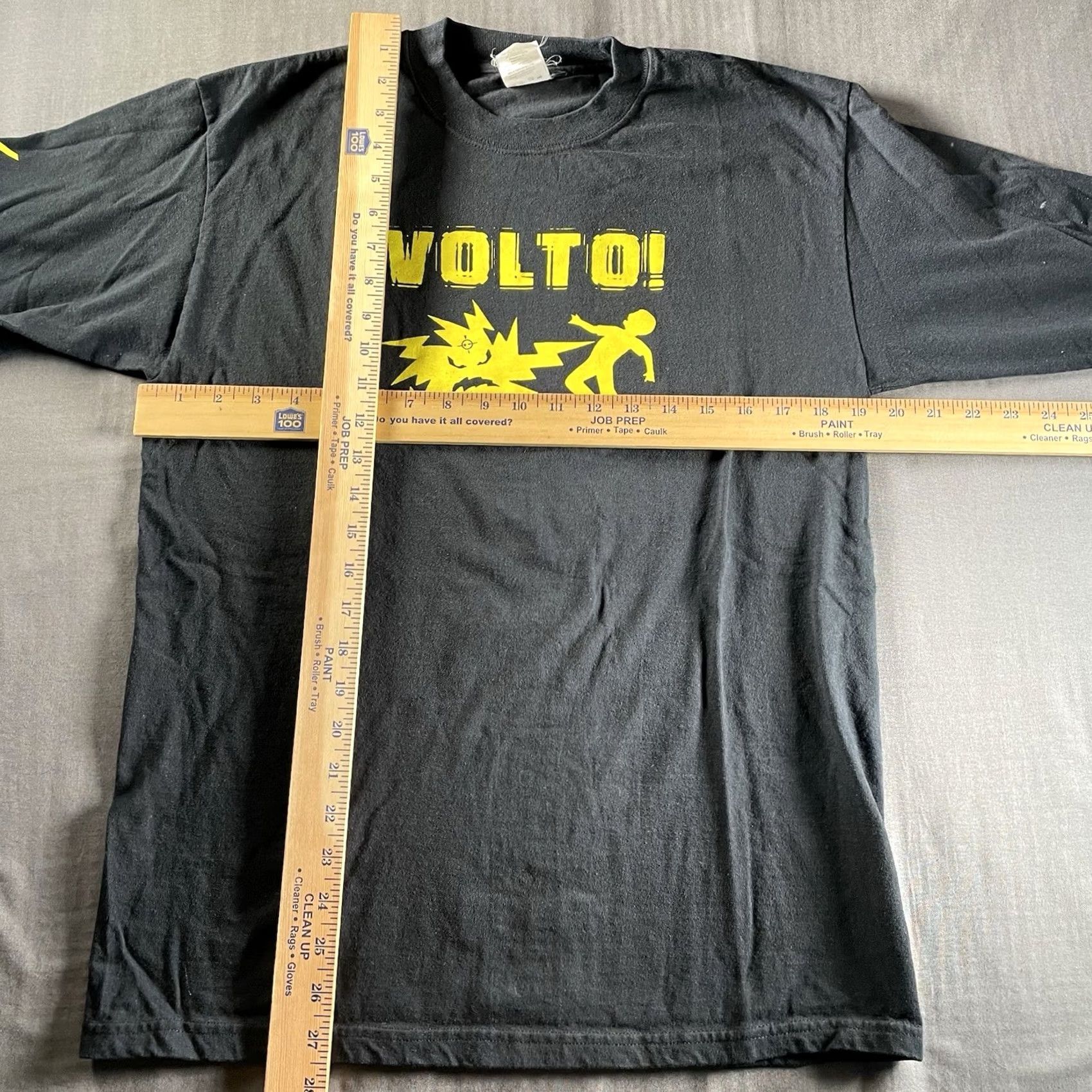 Gildan VINTAGE Volto Shirt Mens M Long Sleeve Crew Neck Graphic Print 2003 Jam Rock Los Angeles Gildan Black Cotton Size US M / EU 48-50 / 2 - 5 Thumbnail