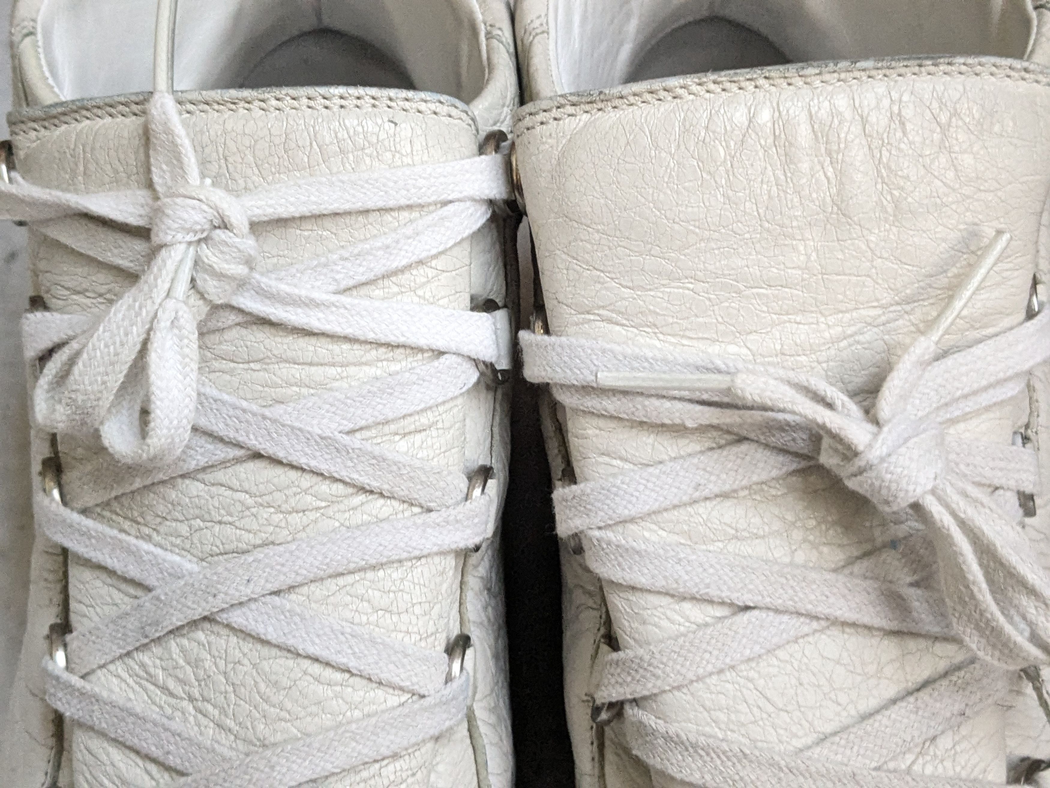 Balenciaga Balenciaga Arena Sneakers White High Tops Leather 14 47 Size US 14 / EU 47 - 3 Thumbnail