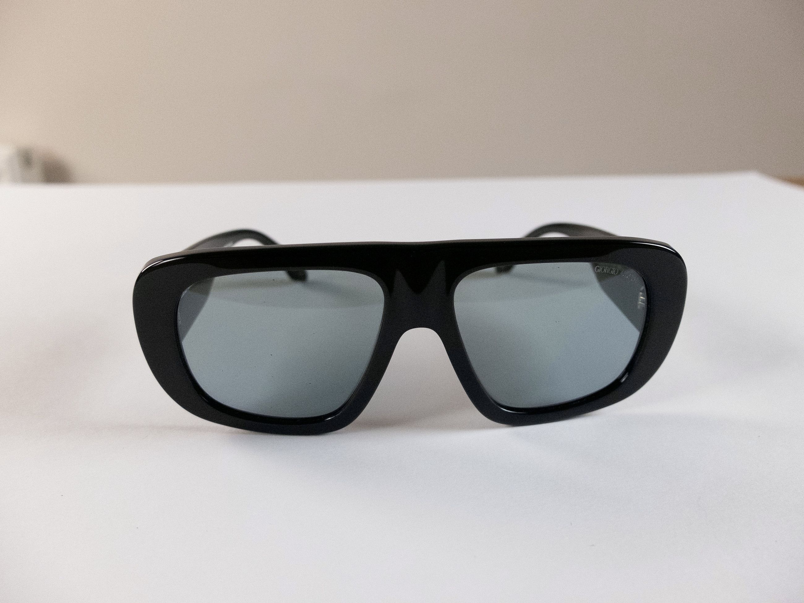 Giorgio Armani GIORGIO ARMANI black pillow shape oversize sunglasses Size ONE SIZE - 3 Thumbnail