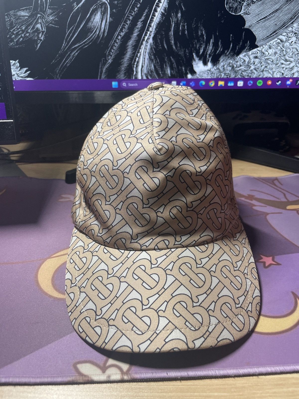 Burberry Burberry Monogram Silk Bandana hat Size ONE SIZE - 1 Thumbnail