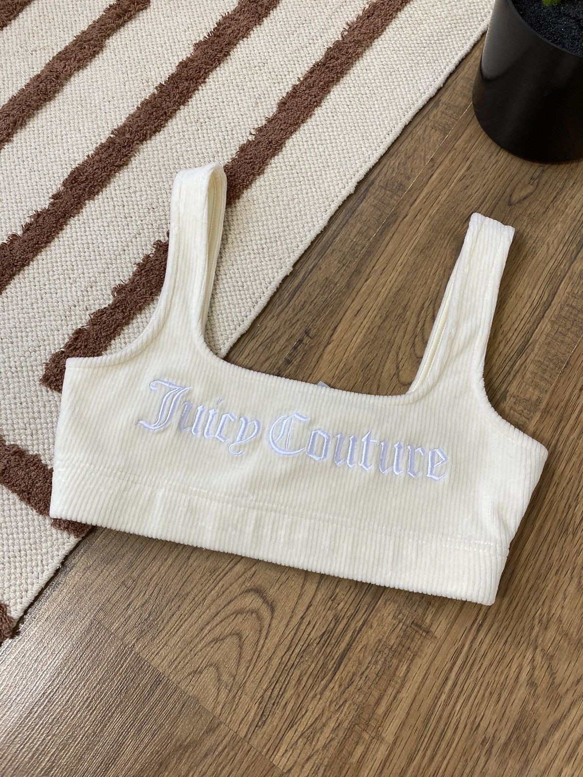 Juicy Couture VELVET CROP WMNS TOP JUICY COUTURE Size S / US 4 / IT 40 - 2 Thumbnail
