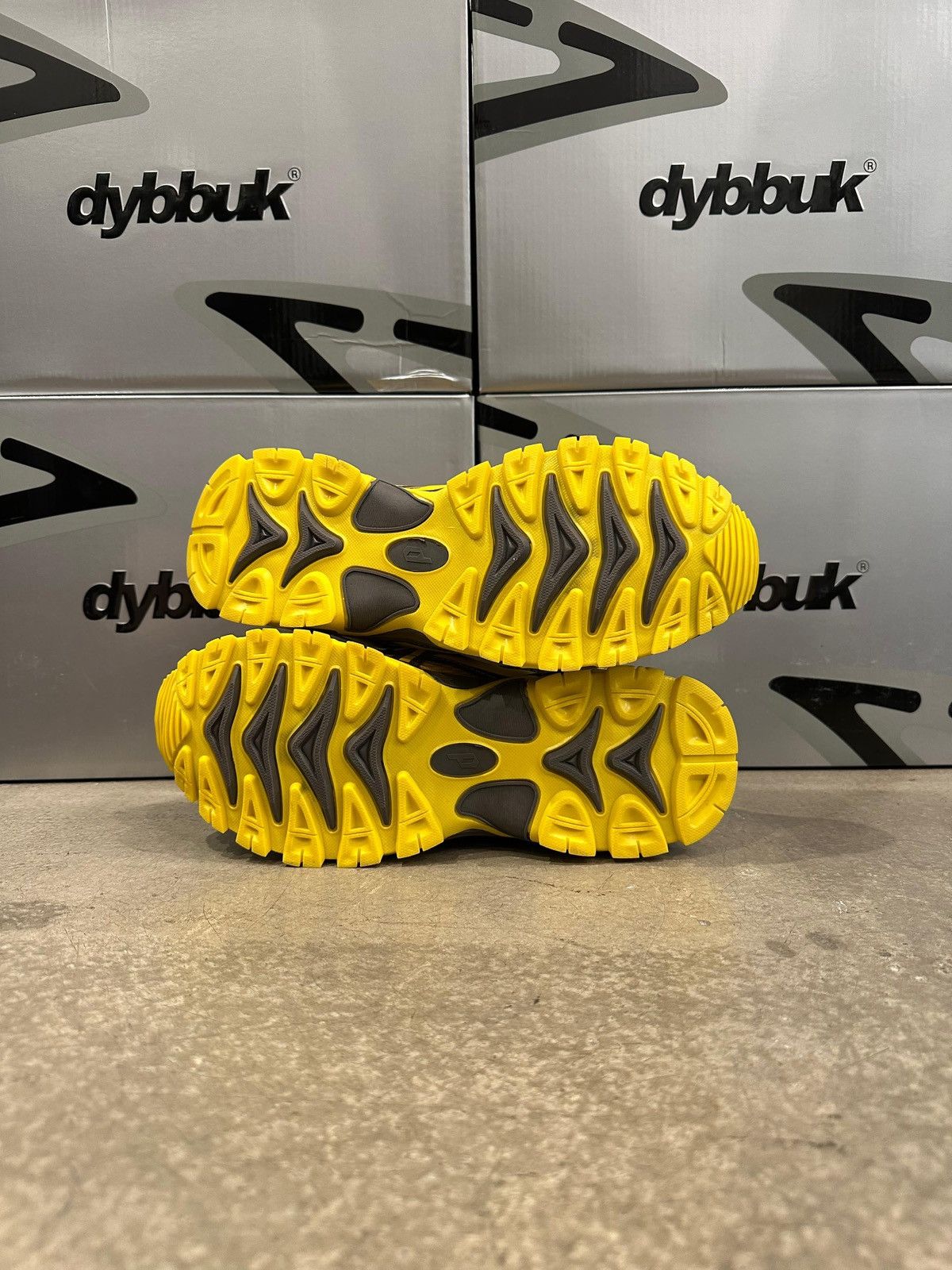 Dybbuk DYBBUK - Vortex V.2 Sneakers Brown Yellow Size US 11 / EU 44 - 5 Thumbnail