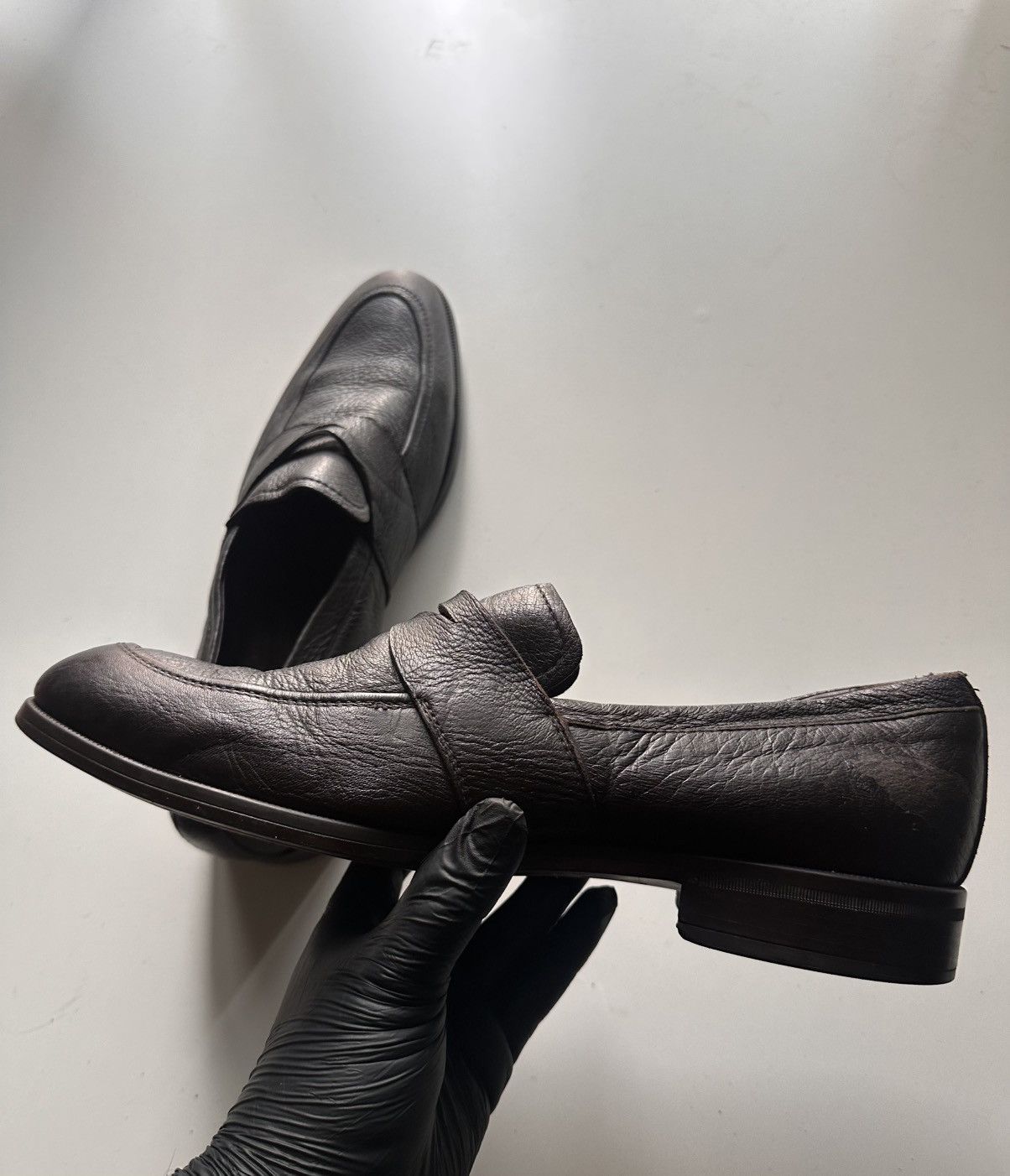 Ermenegildo Zegna Zegna Avenue Flex Leather Loafers Size US 9 / EU 42 - 4 Thumbnail
