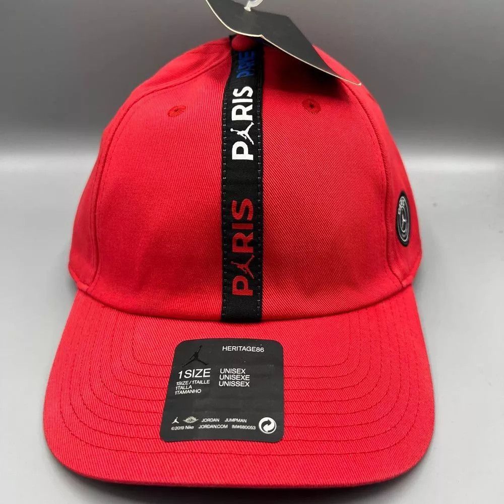 Jordan Brand Air Jordan Hat Men Paris Saint Germain Jumpman Strap Back Size ONE SIZE - 1 Thumbnail