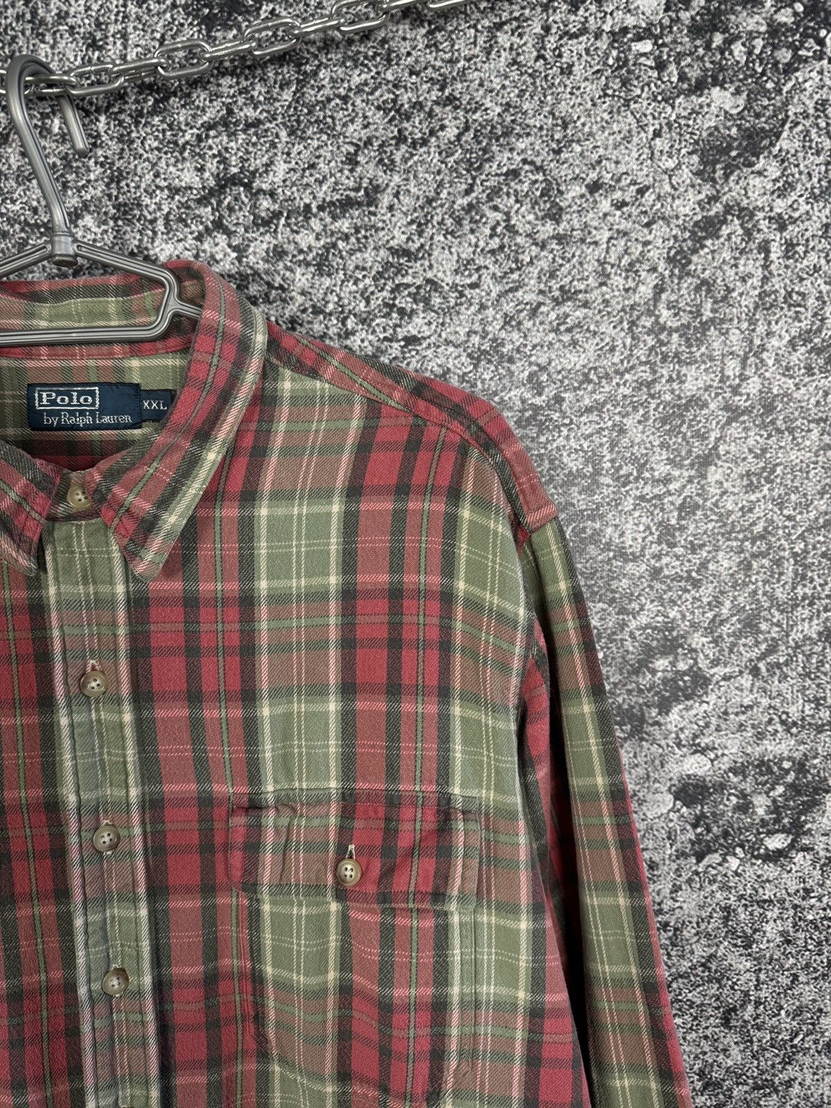 Polo Ralph Lauren Vintage Polo Ralph Lauren Long Sleeve Shirt Button Up XXL Size US XXL / EU 58 / 5 - 2 Thumbnail