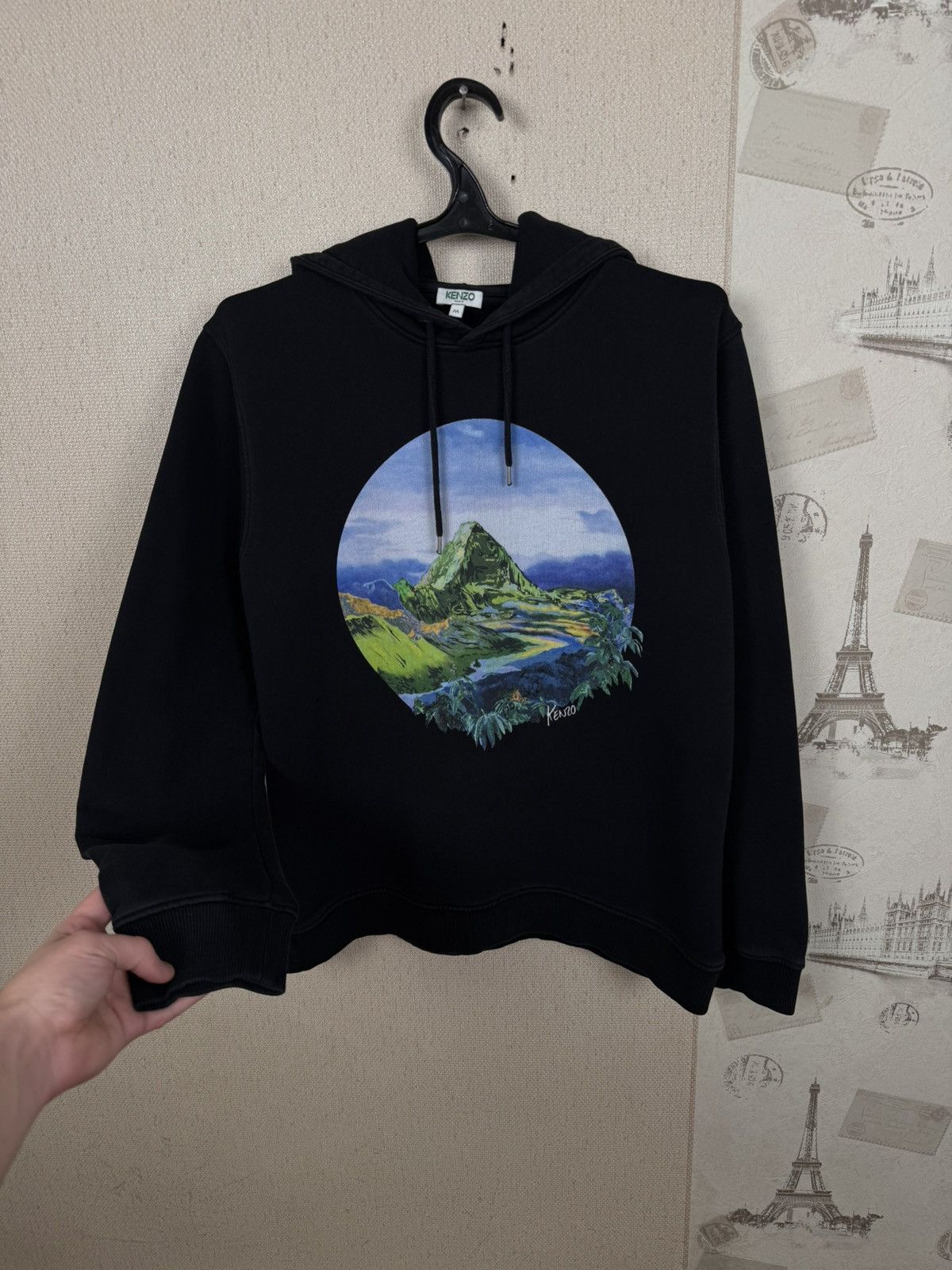 Kenzo Kenzo Hoodie Mountain Gems Black Sz M Luxury Paris Designer Size US M / EU 48-50 / 2 - 10 Thumbnail