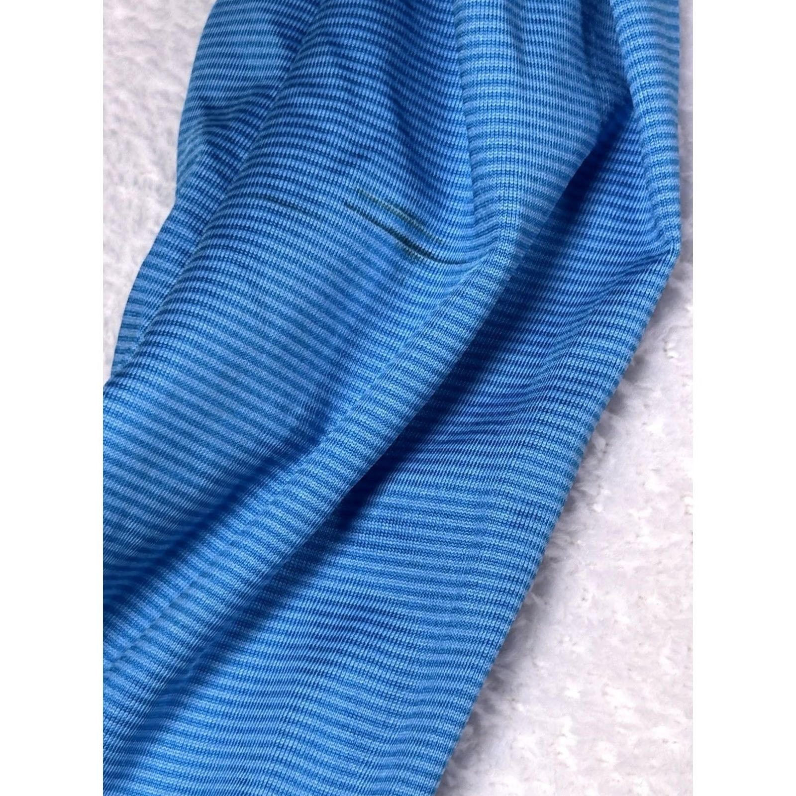 Vintage AT&T Men's Dry Fit Polo Shirt Long Sleeve UHV Technology Polyester Blue Large Mens 2X Size US XXL / EU 58 / 5 - 6 Thumbnail