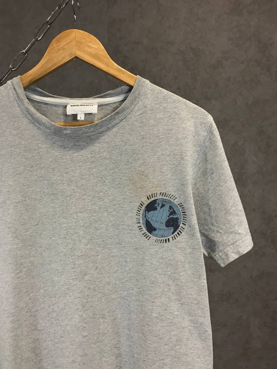 Norse Projects Norse Projects big logo tee Size US L / EU 52-54 / 3 - 7 Thumbnail