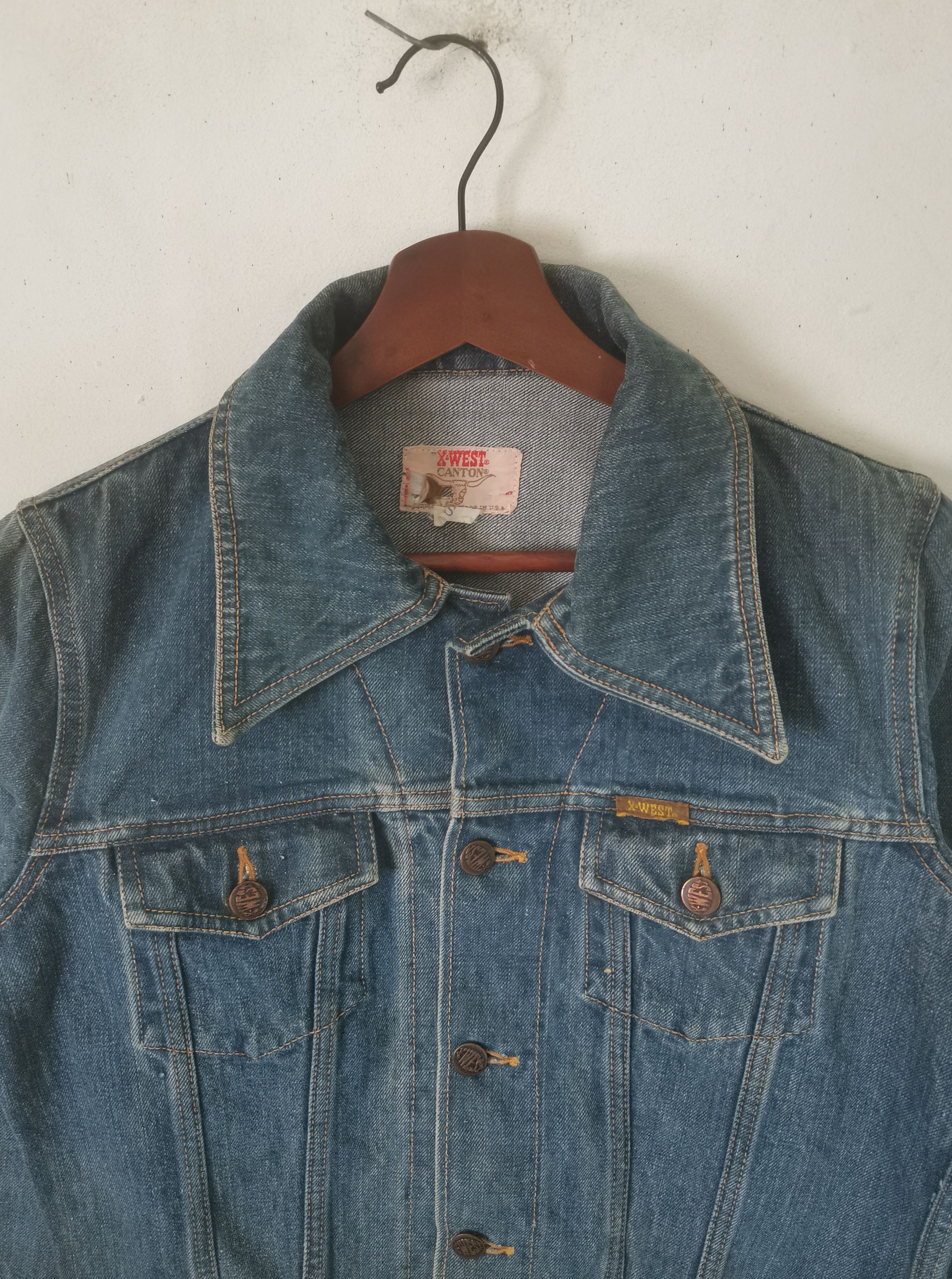 Vintage Rare vintage x-West Canton denim jacket Size S / US 4 / IT 40 - 2 Thumbnail