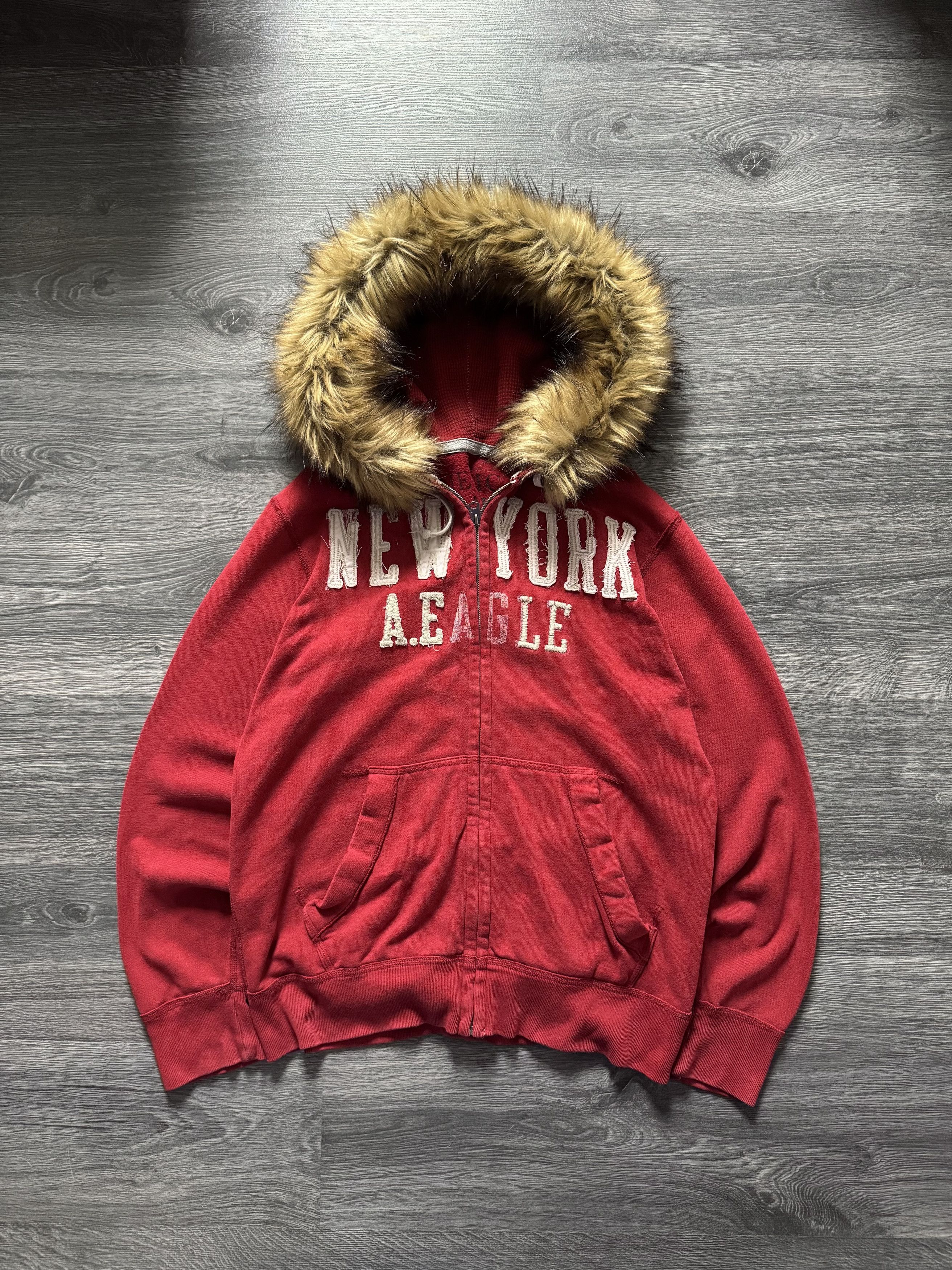 00s y2k fur zip hoodie gimmick lgb 短丈 Other Designers Y2K LGB IfSixWasNine Style Hollister Faux