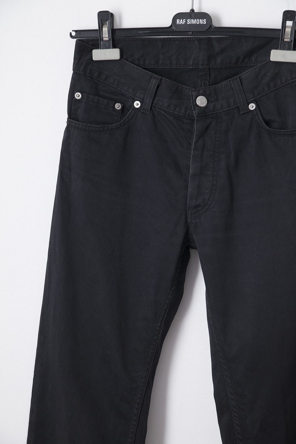 Vintage black denim jeans