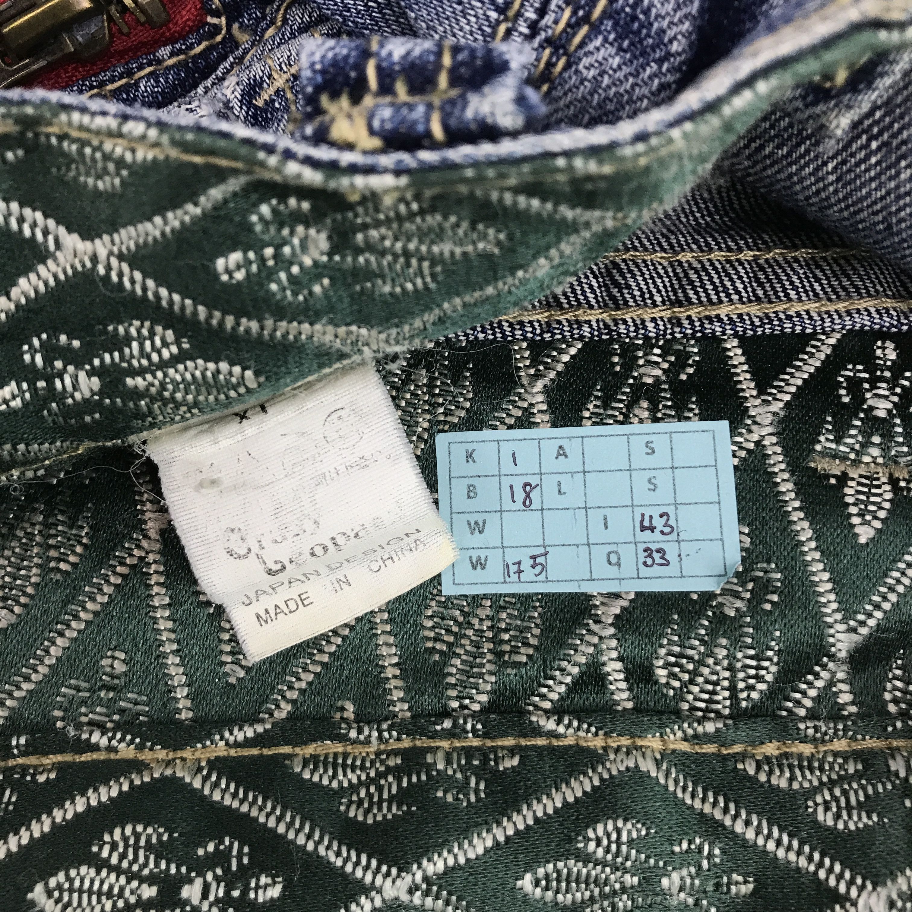 Japanese Brand 🔥CRAZY BEOPARD JAPAN STYLE DISTRESSED DENIM JEANS Size US 34 / EU 50 - 14 Thumbnail