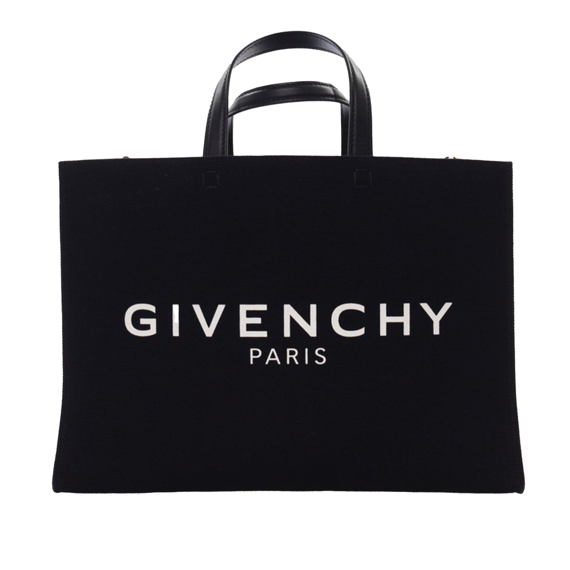 Givenchy Medium Canvas G Tote Shopping Bag in Black, Women's