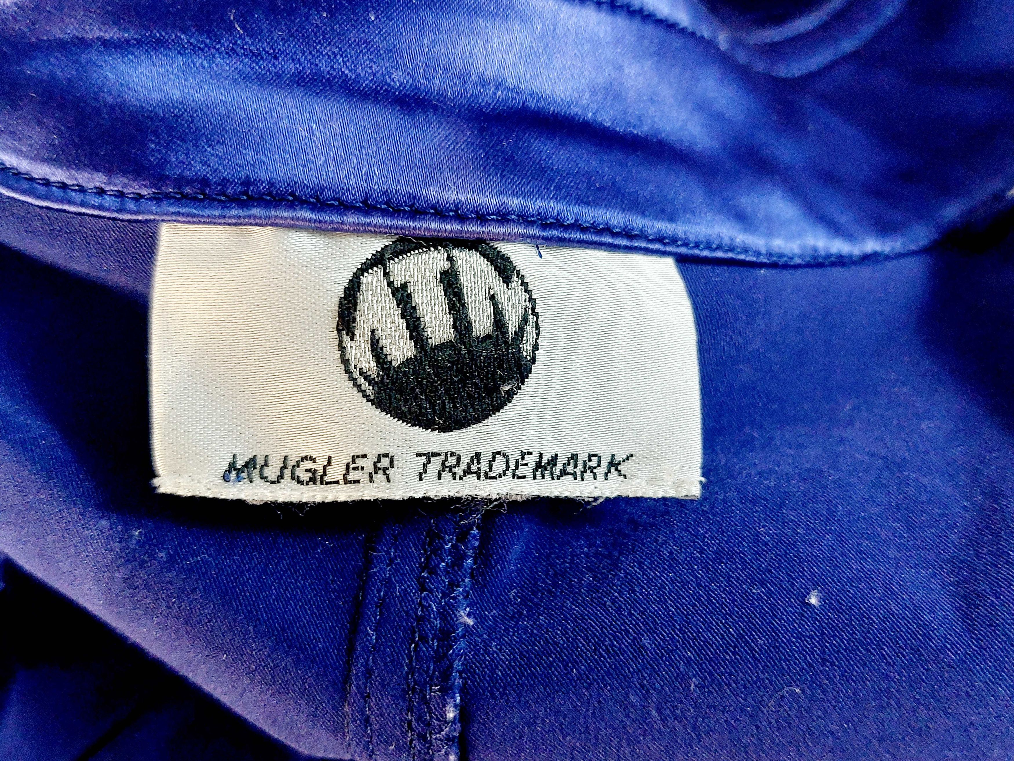 Thierry Mugler Thierry Mugler Satin Sculptural Futuristic Jacket Size S / US 4 / IT 40 - 10 Thumbnail