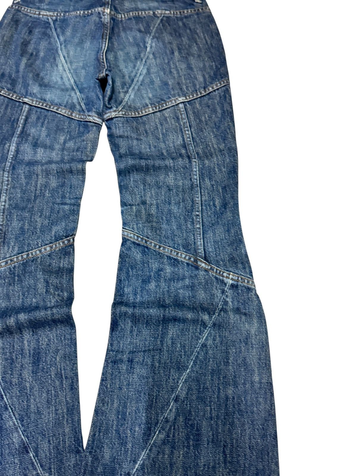 Diesel DIESEL INDUSTRY Flared Reconstructed Low Rise Denim Size US 28 / EU 44 - 14 Thumbnail
