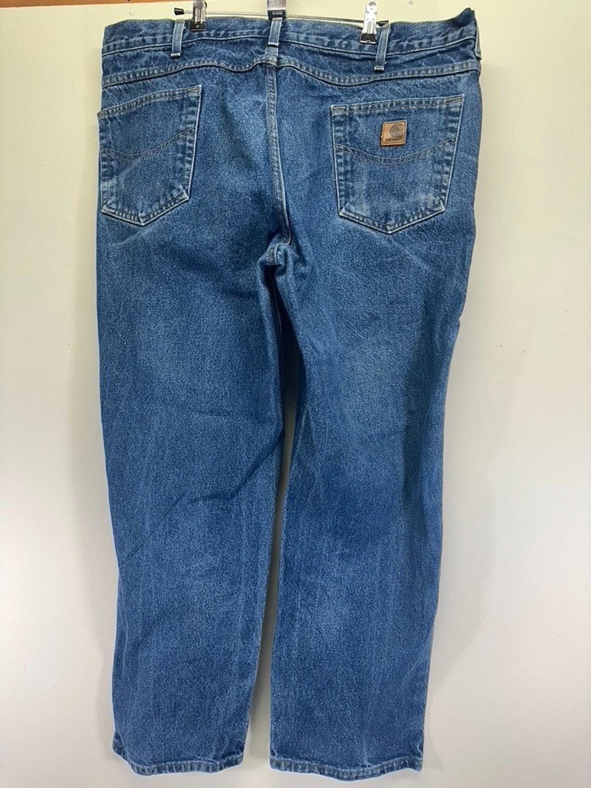 Carhartt Carhartt Men's 42/30 Vintage Relaxed Fit Blue Jeans Size US 42 / EU 58 - 3 Thumbnail