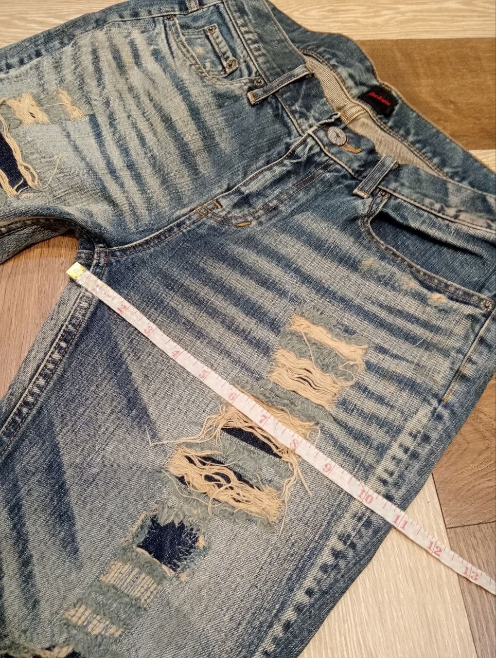 JACKROSE JACKROSE JAPAN BLUE DENIM DISTRESSED PANTS Size US 33 - 18 Thumbnail