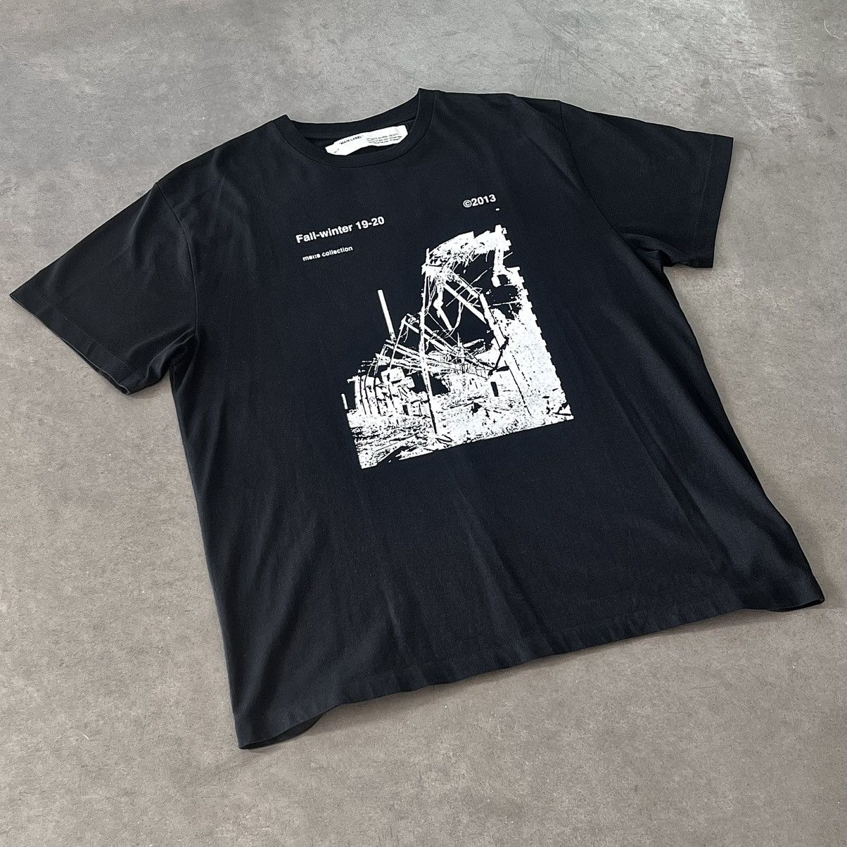 Off-White VIRGIL ABLOH OVERSIZED RUINED FACTORY SHIRT FW 2019 Size US XS / EU 42 / 0 - 13 Thumbnail