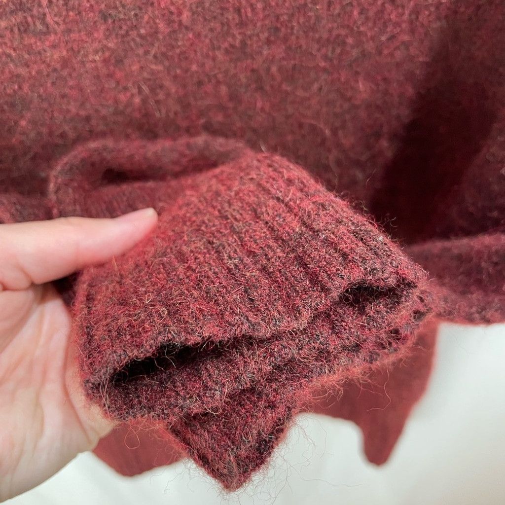 Other Babaton Burgundy Alpaca Wool Blend Cowl Sweater Size XS Size XS / US 0-2 / IT 36-38 - 5 Thumbnail