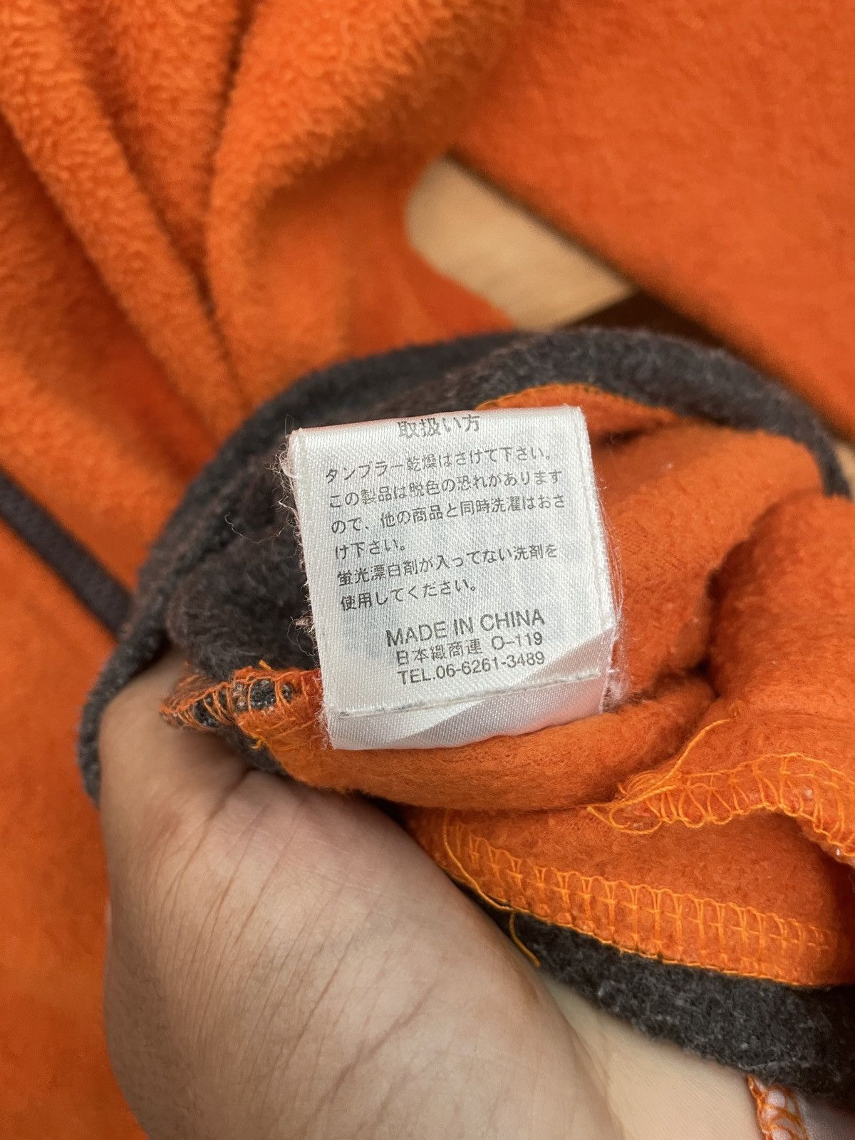 Japanese Brand Vintage Mickey Fleece Jacket M Orange Size US M / EU 48-50 / 2 - 3 Thumbnail