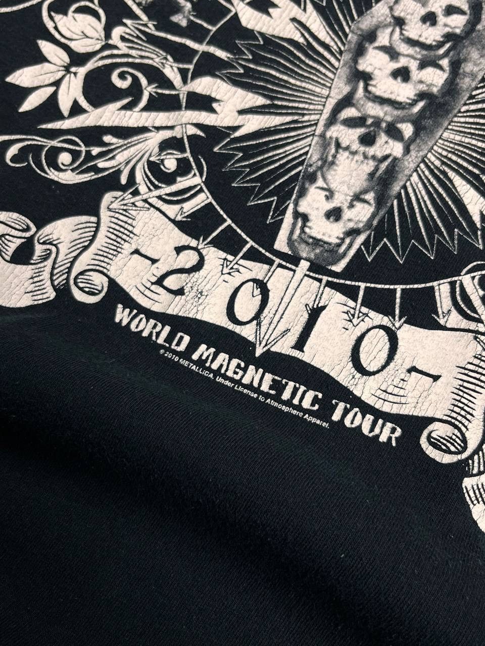Metallica × Vintage Vintage Metallica World Magnetic Tour Boxy T-shirt XL Size US XL / EU 56 / 4 - 4 Thumbnail