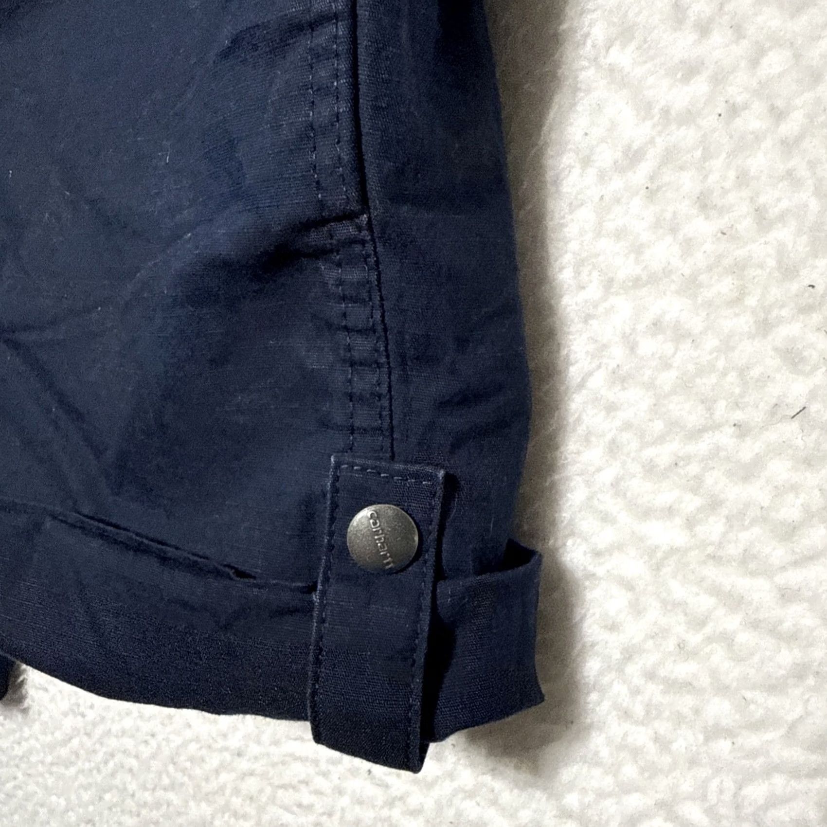 Carhartt Carhartt Work Shorts Women 6 Navy Original Fit Roll Tab Rip-Stop Utility Casual Workwear Everyday 9” Inseam Boys? Size 28" / US 6 / IT 42 - 3 Thumbnail